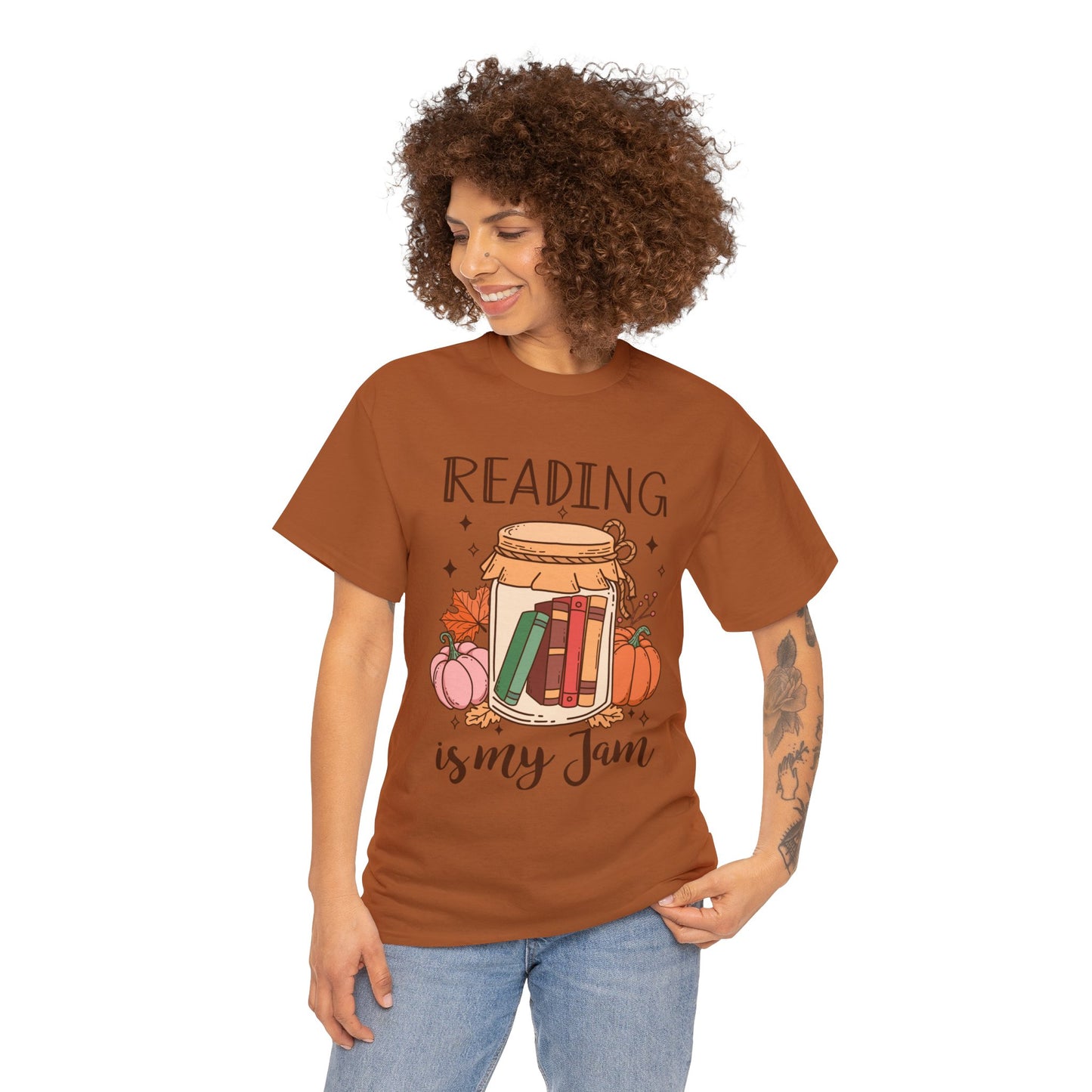 Reading is my Jam - Unisex Heavy Cotton Tee