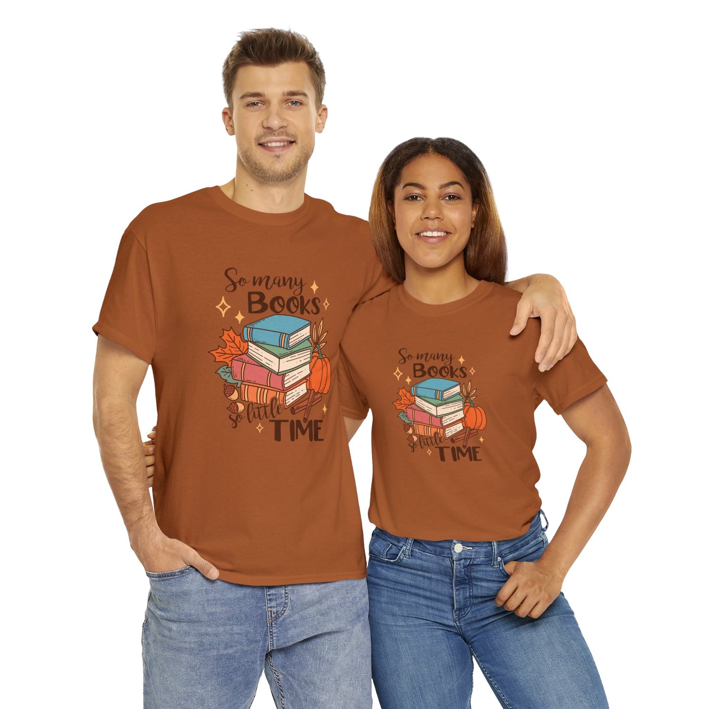 So Many Books - Unisex Heavy Cotton Tee