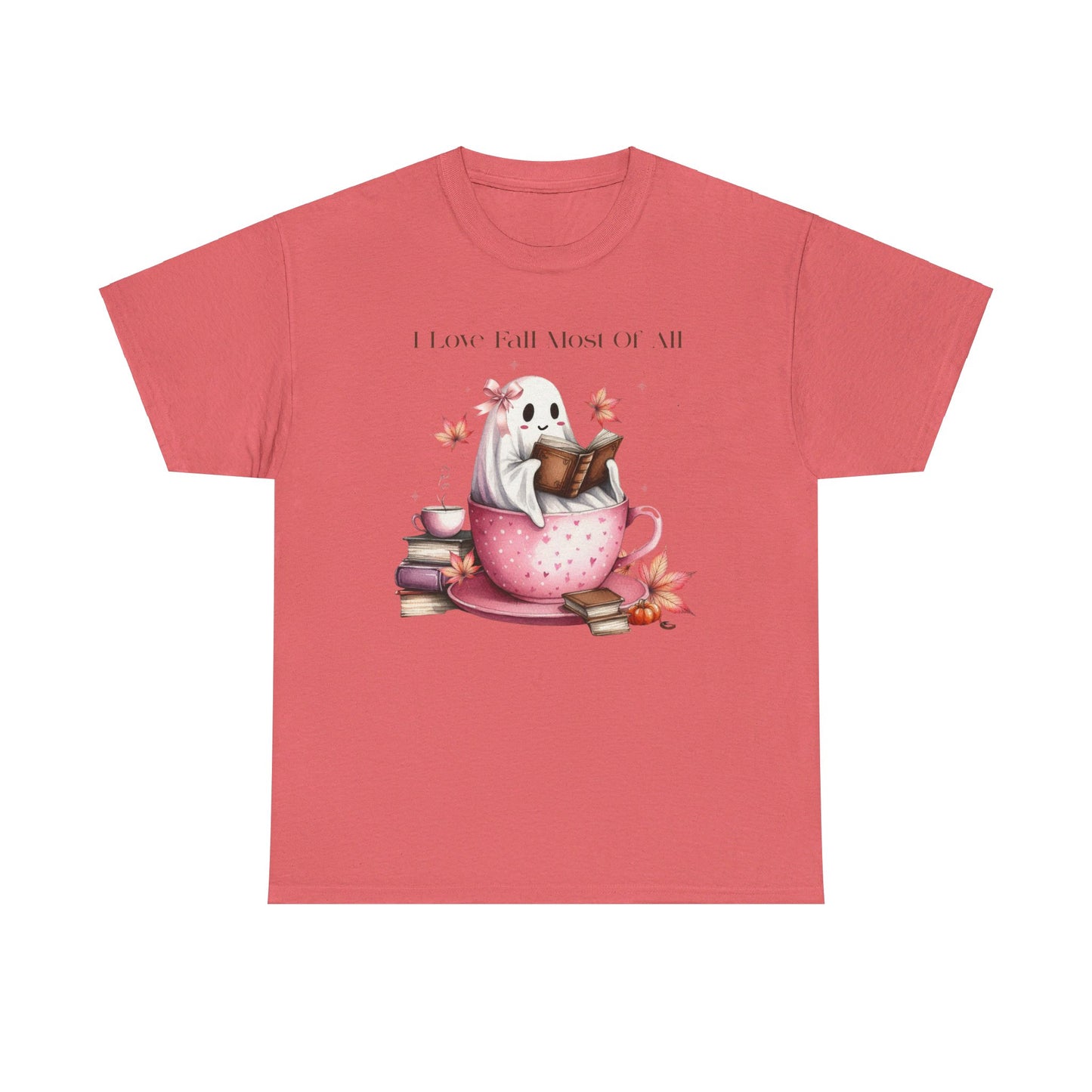 Tea Cup Boo - Unisex Heavy Cotton Tee
