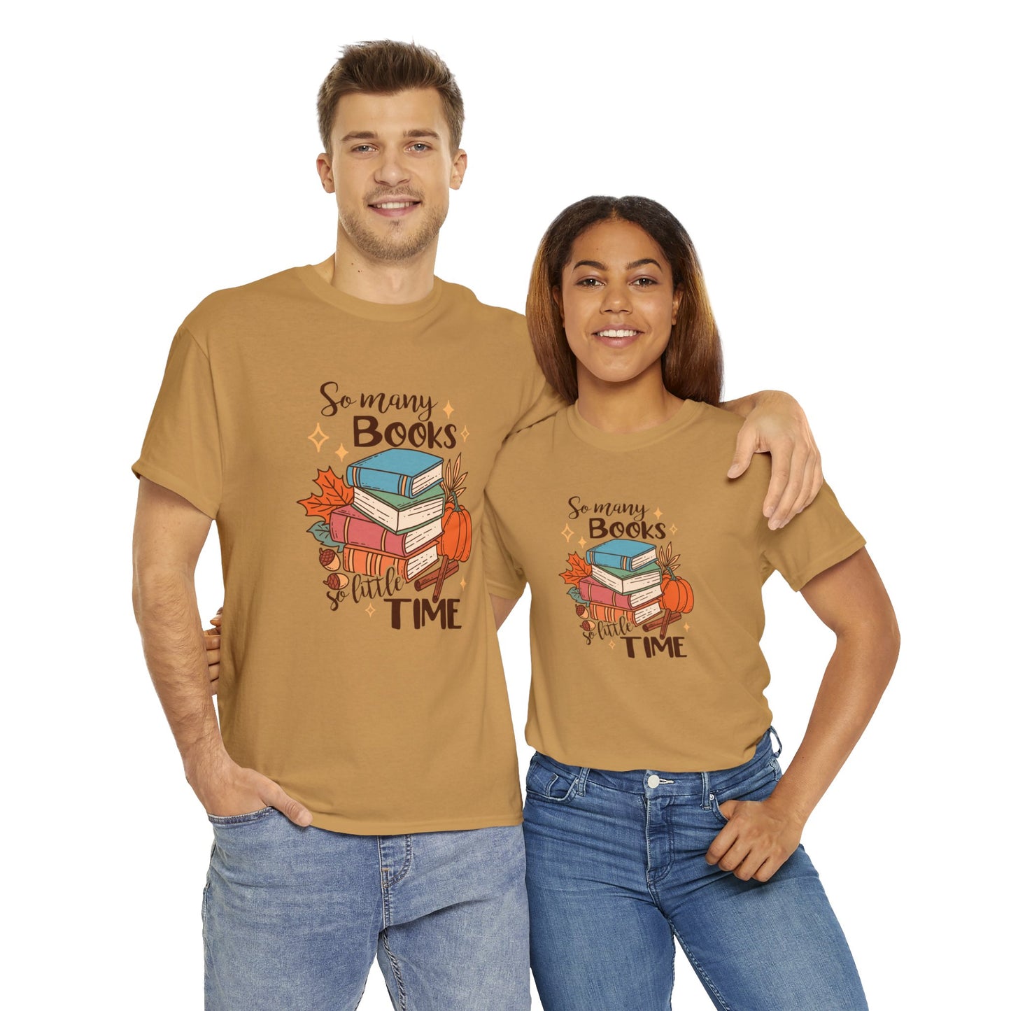 So Many Books - Unisex Heavy Cotton Tee