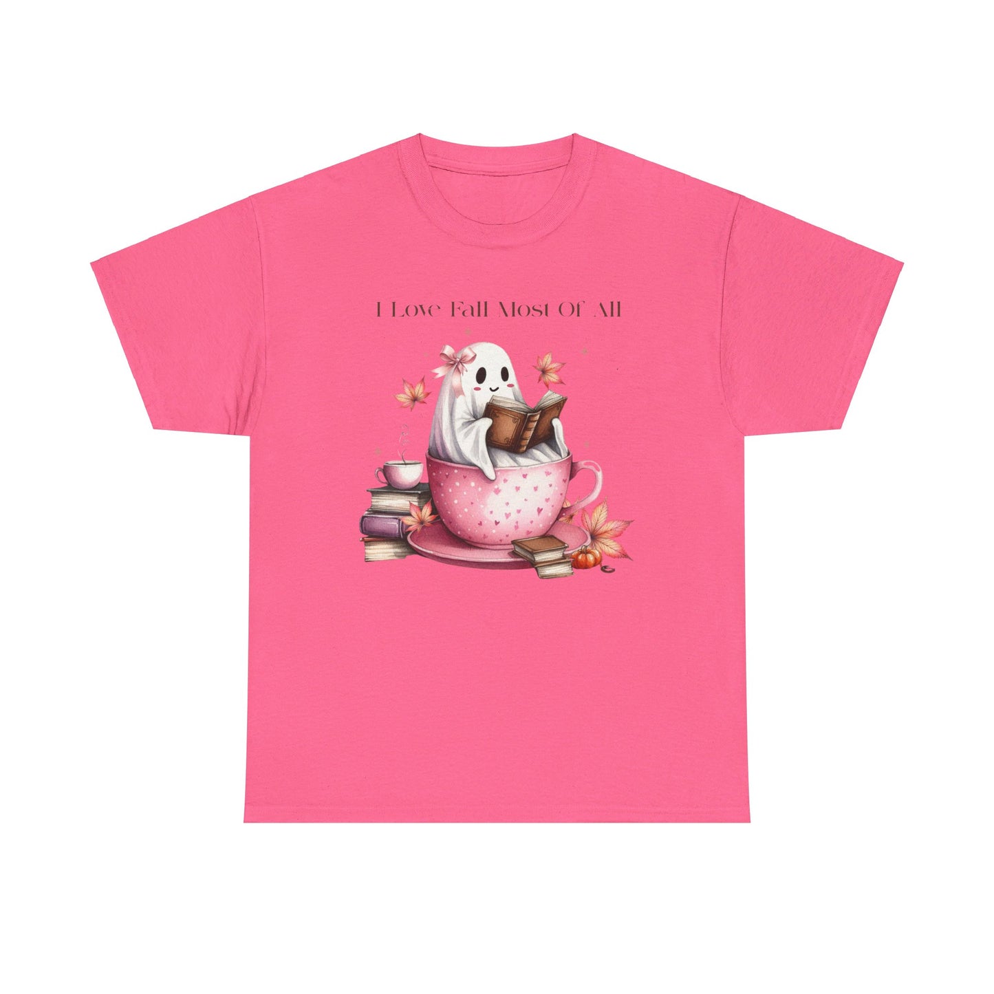 Tea Cup Boo - Unisex Heavy Cotton Tee