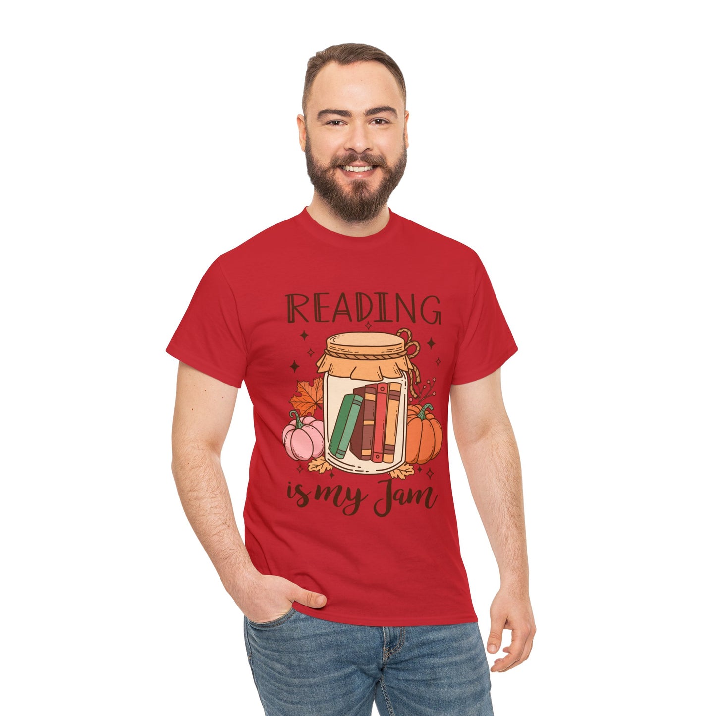 Reading is my Jam - Unisex Heavy Cotton Tee