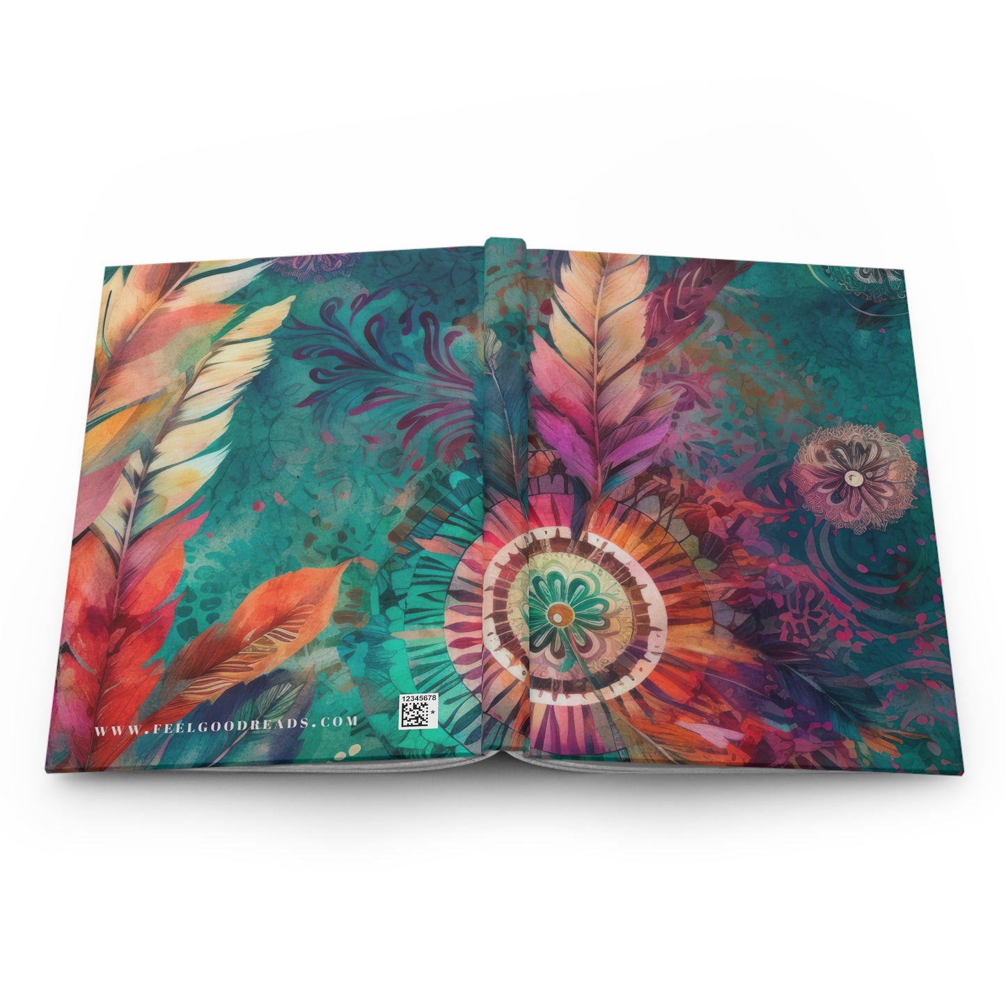 Bohemian Watercolor01- Hardcover Journal Matte