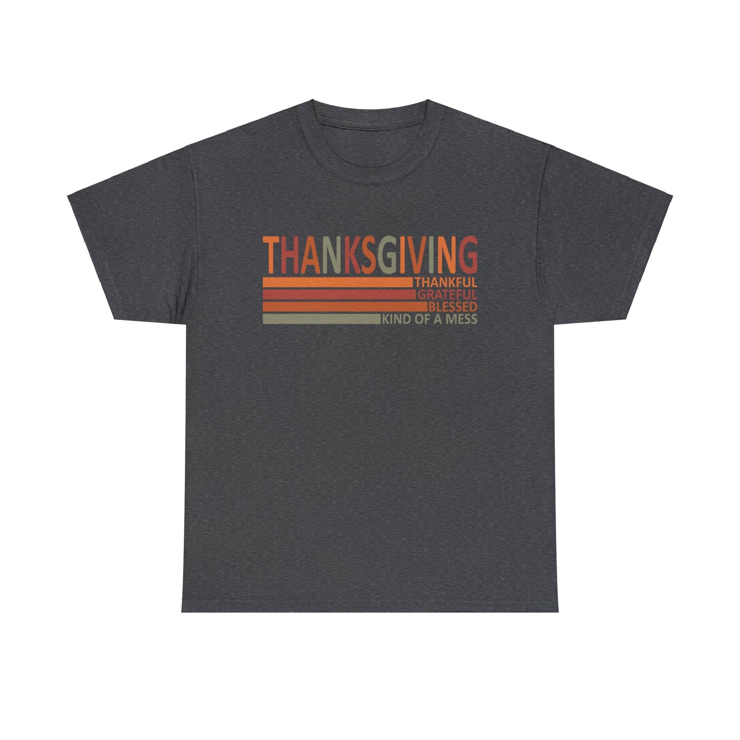 Thankful Grateful Blessed - Unisex Heavy Cotton Tee