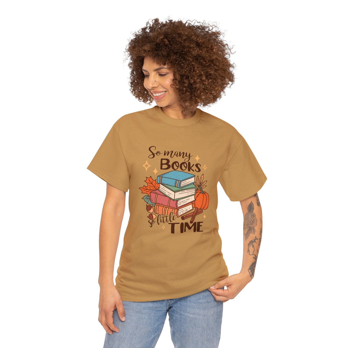 So Many Books - Unisex Heavy Cotton Tee