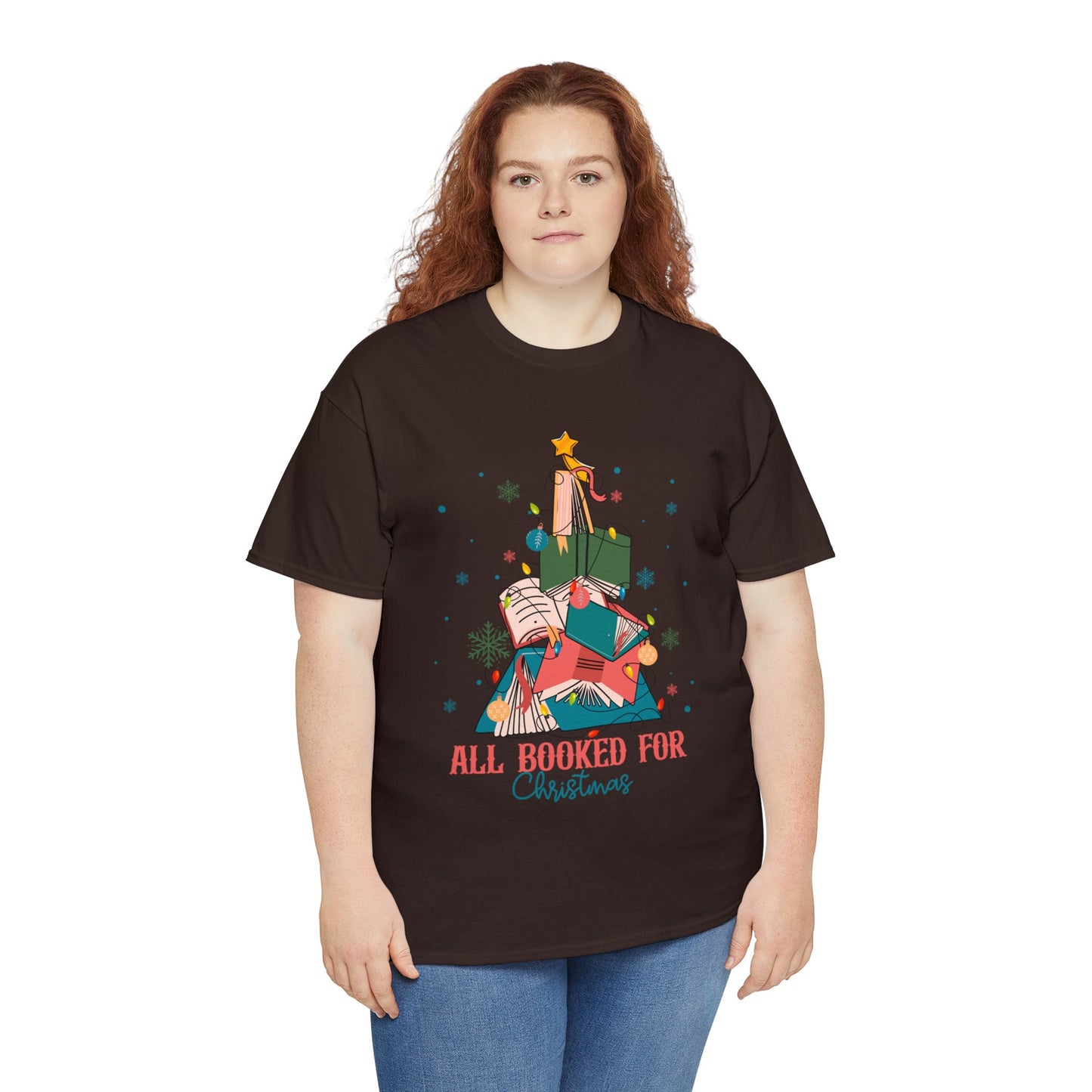 Booked for Christmas - Unisex Heavy Cotton Tee