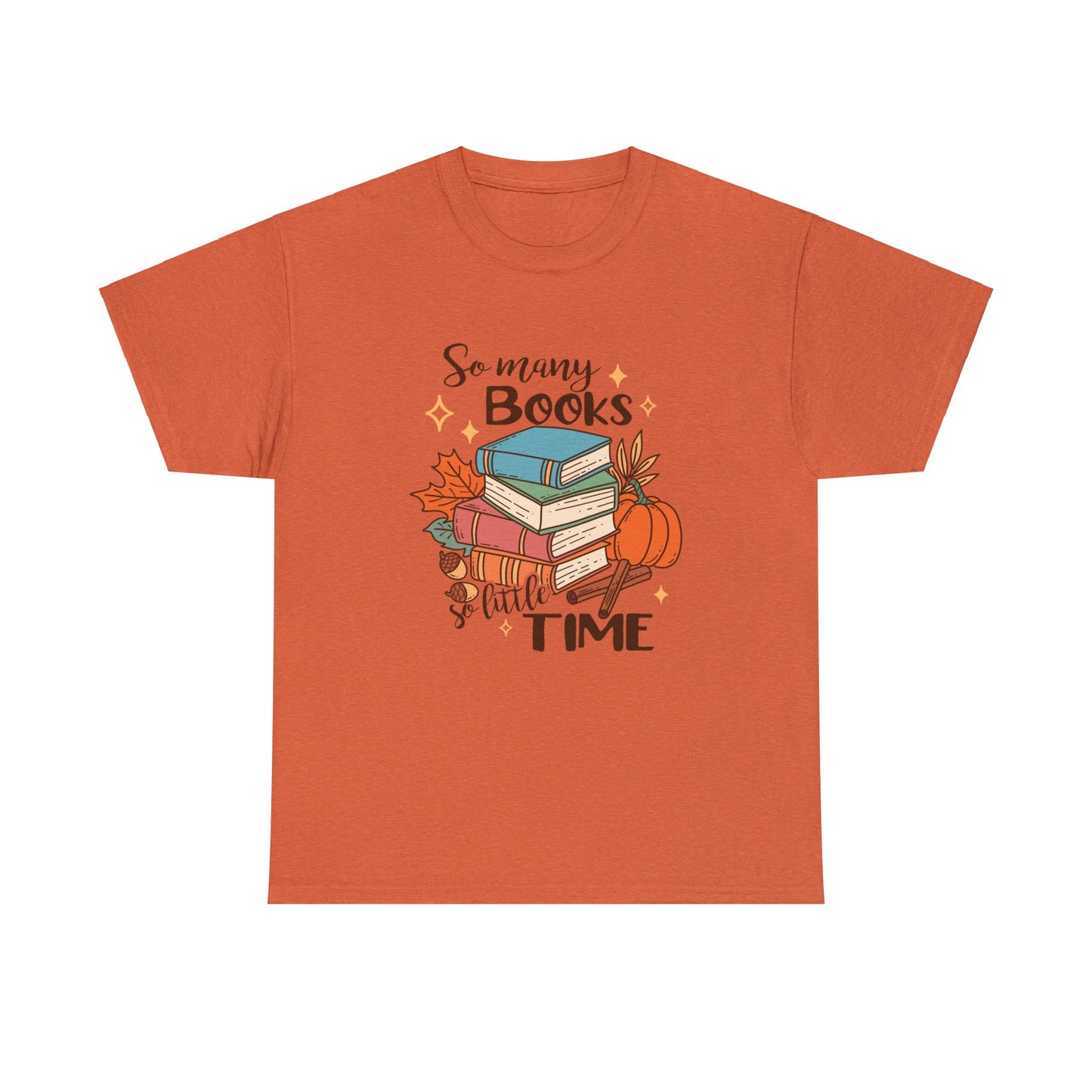 So Many Books - Unisex Heavy Cotton Tee