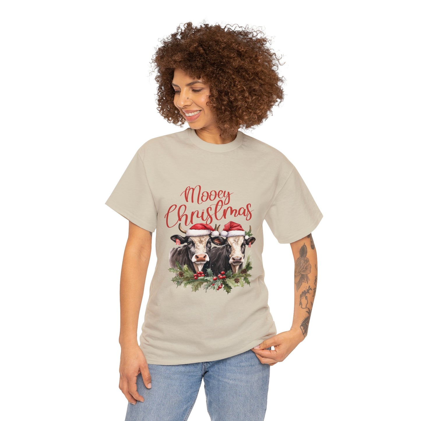 Mooey Christmas - Unisex Heavy Cotton Tee