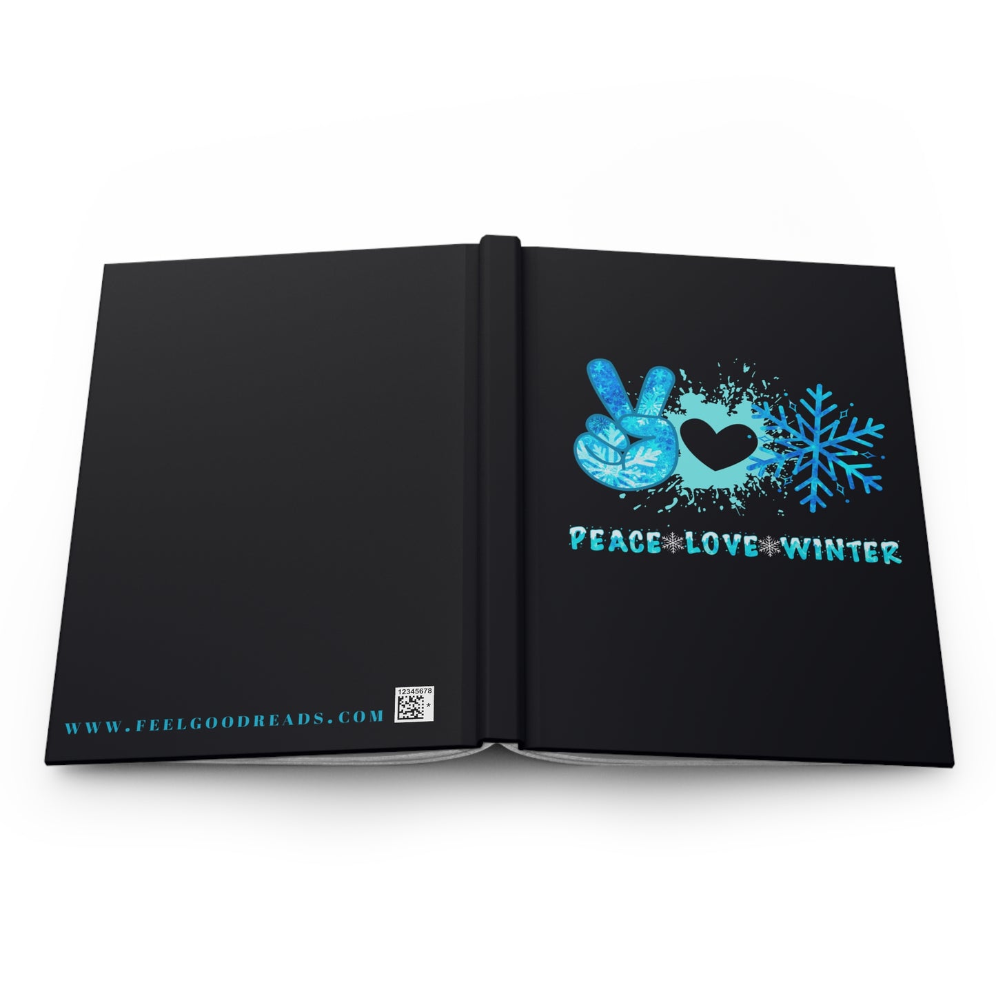 Peace, Love, Winter - Hardcover Journal Matte