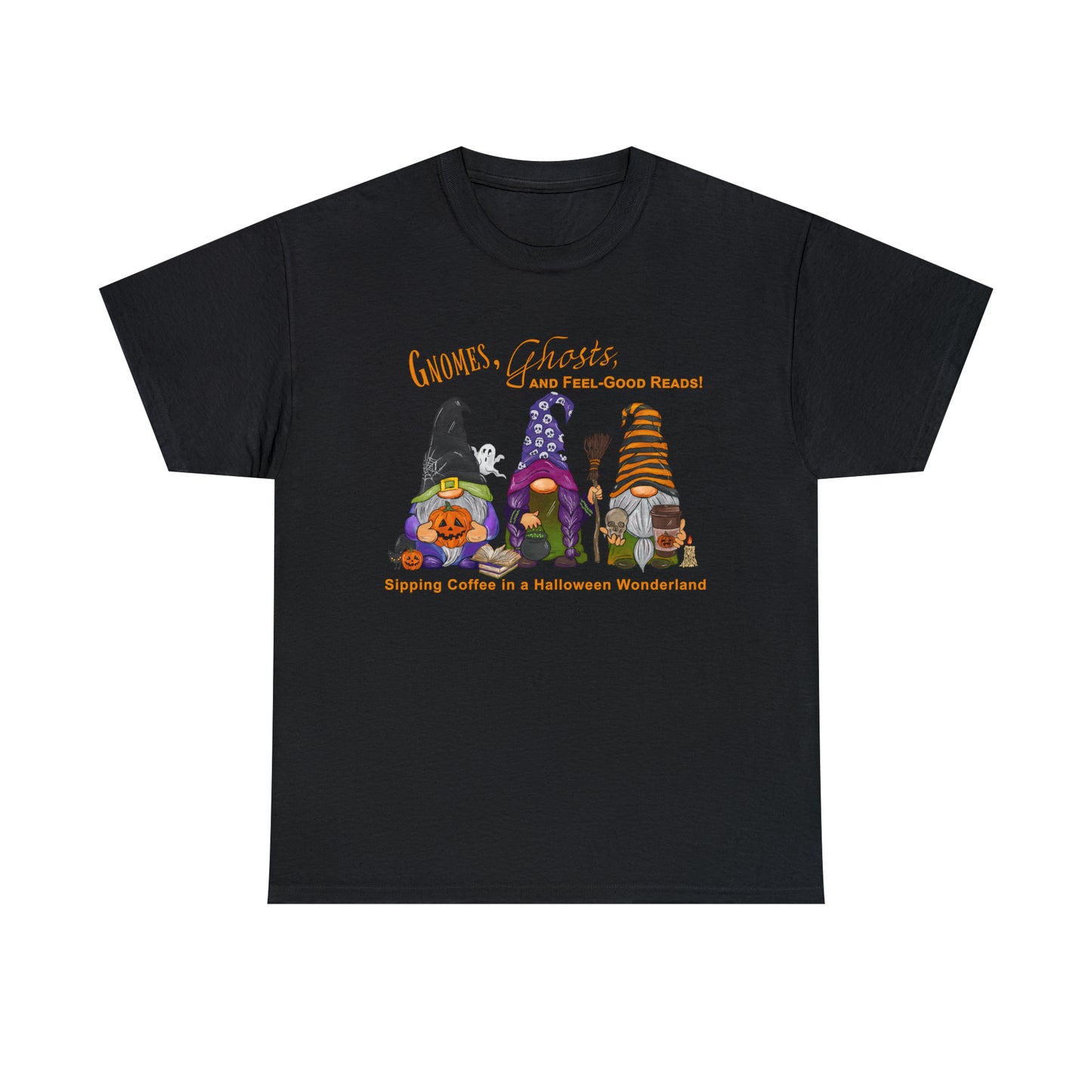 Live the dream of Halloween all year long with this comfy, Halloween Gnome tee! Its sturdy fabric won't give up the ghost any time soon and the special fibers create a canvas for the the spookiest of designs. Plus, no itchy armpits and reinforced shoulders? That's the kind of coolness that'll last 'til the witching hour!