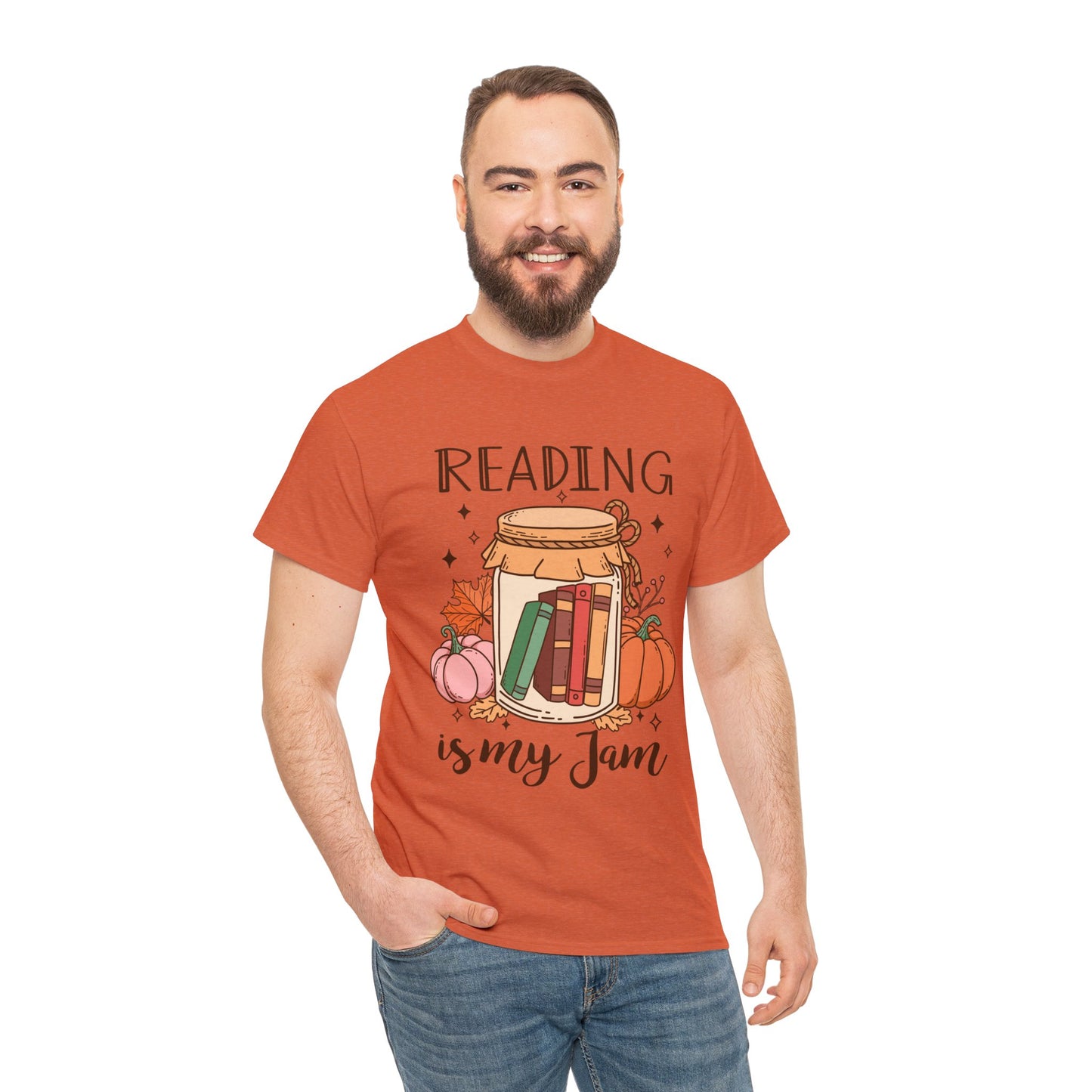 Reading is my Jam - Unisex Heavy Cotton Tee