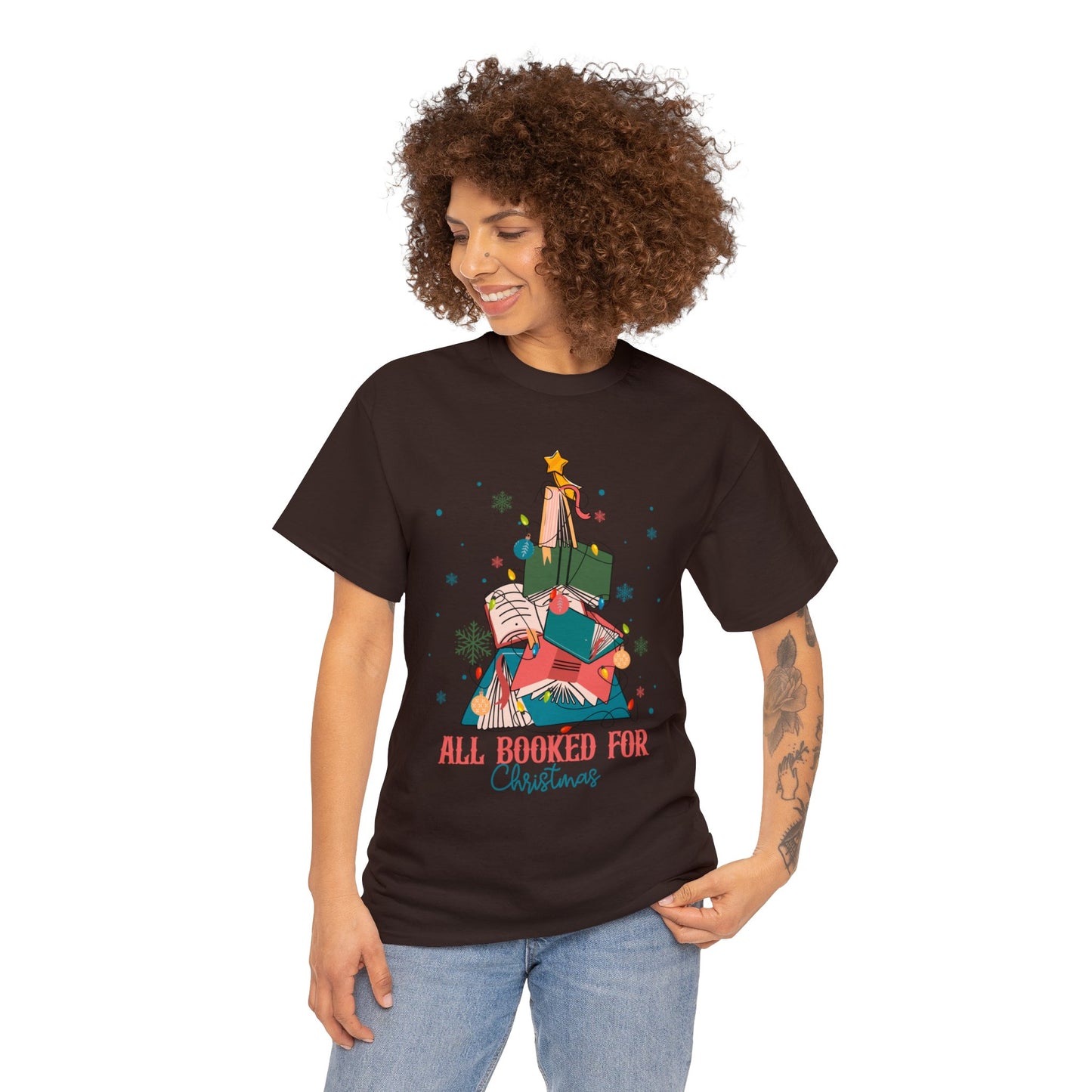 Booked for Christmas - Unisex Heavy Cotton Tee