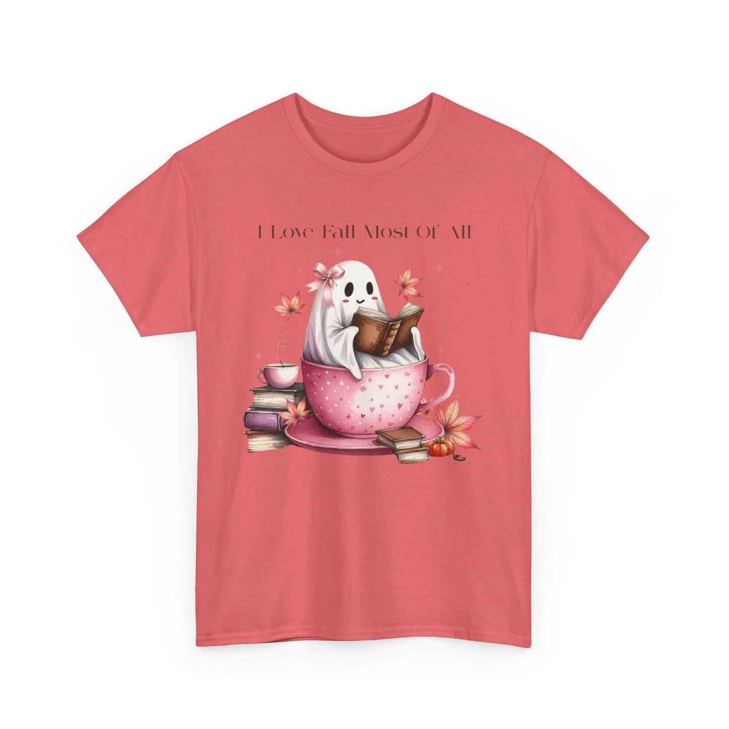Tea Cup Boo - Unisex Heavy Cotton Tee