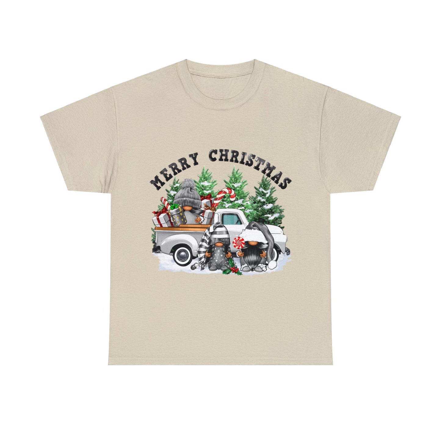 Gnome Christmas - Unisex Heavy Cotton Tee