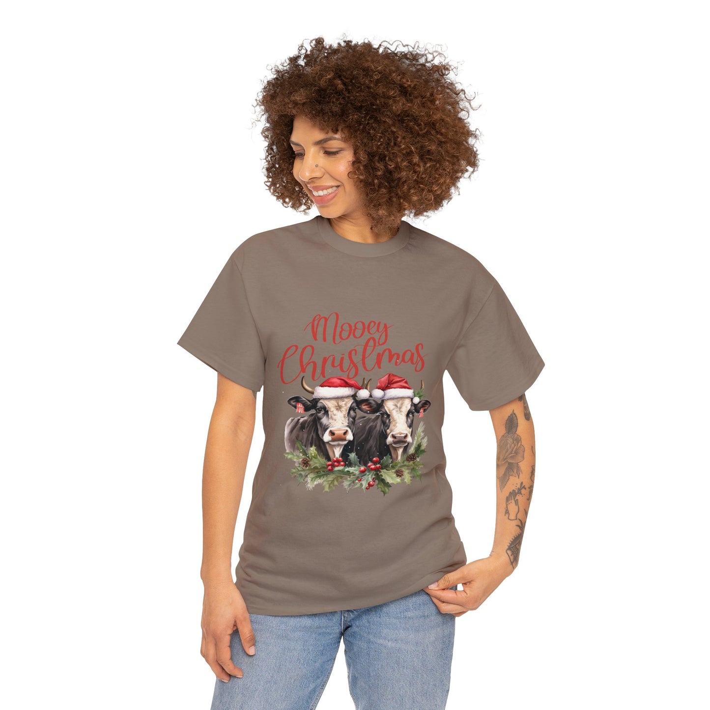 Mooey Christmas - Unisex Heavy Cotton Tee