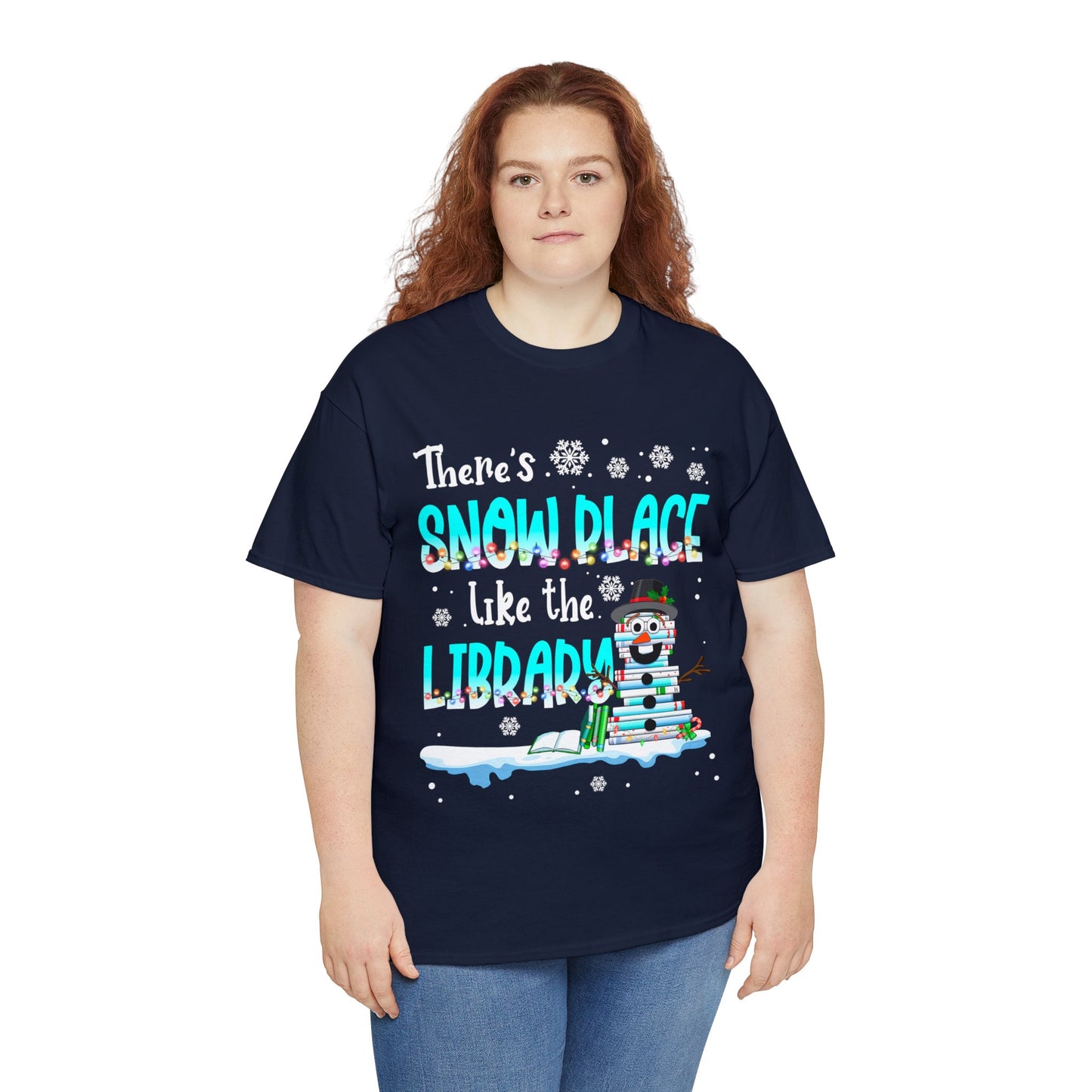 Snow Place - Unisex Heavy Cotton Tee