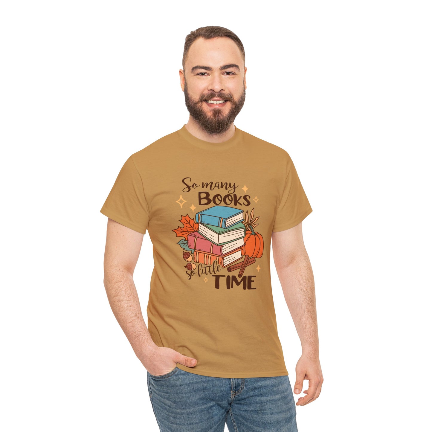 So Many Books - Unisex Heavy Cotton Tee