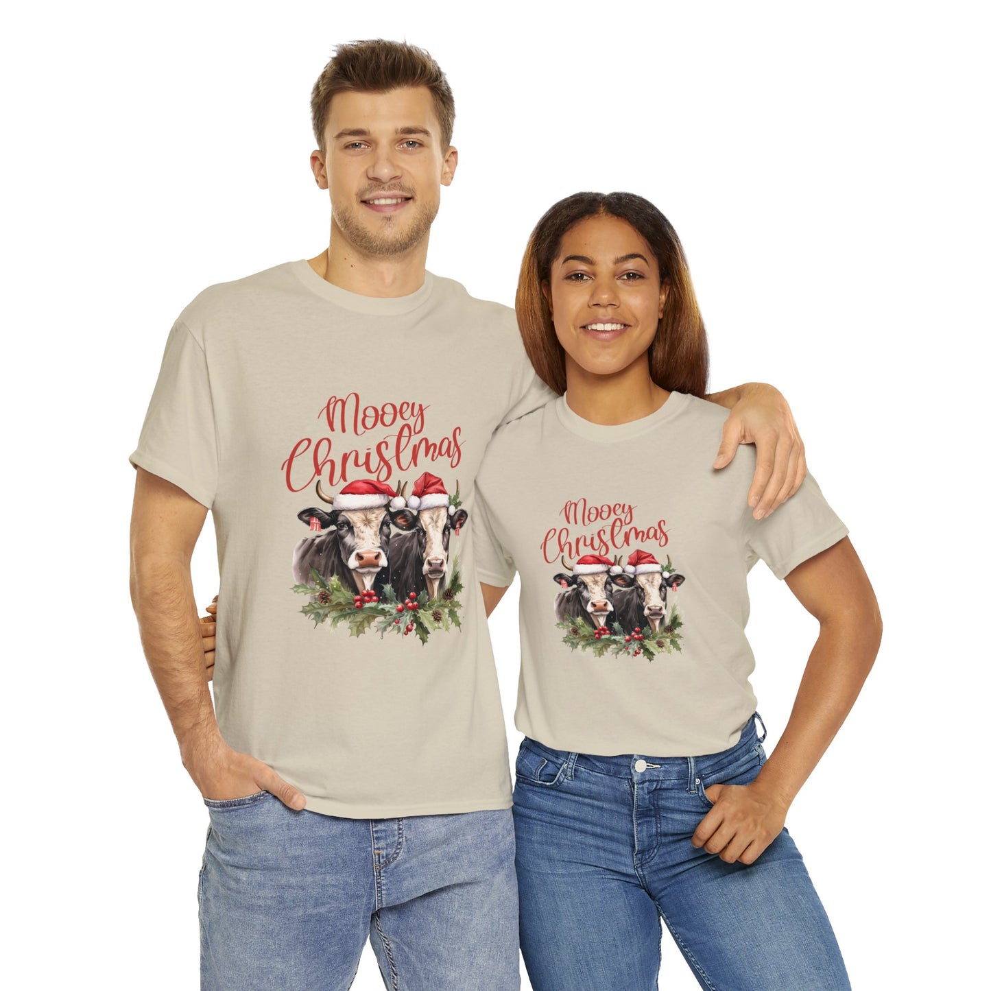 Mooey Christmas - Unisex Heavy Cotton Tee