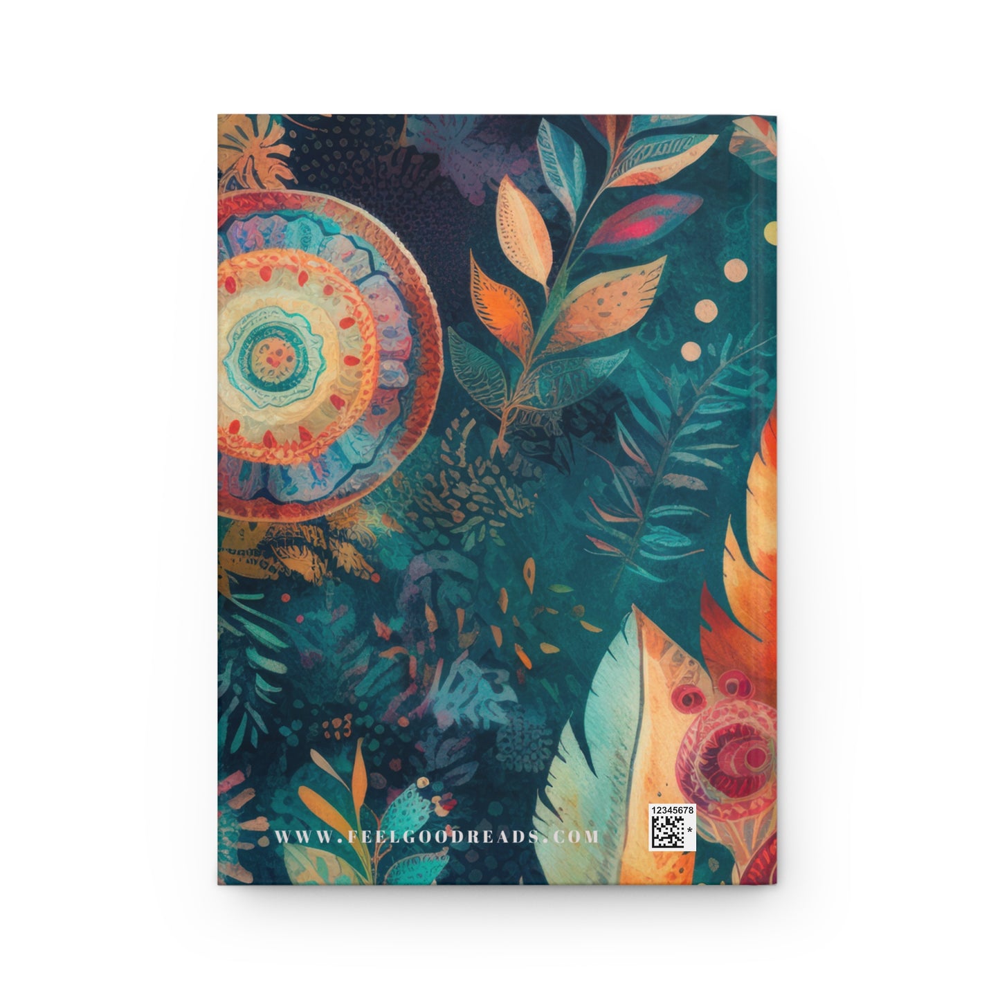 Bohemian Watercolor02 - Hardcover Journal Matte