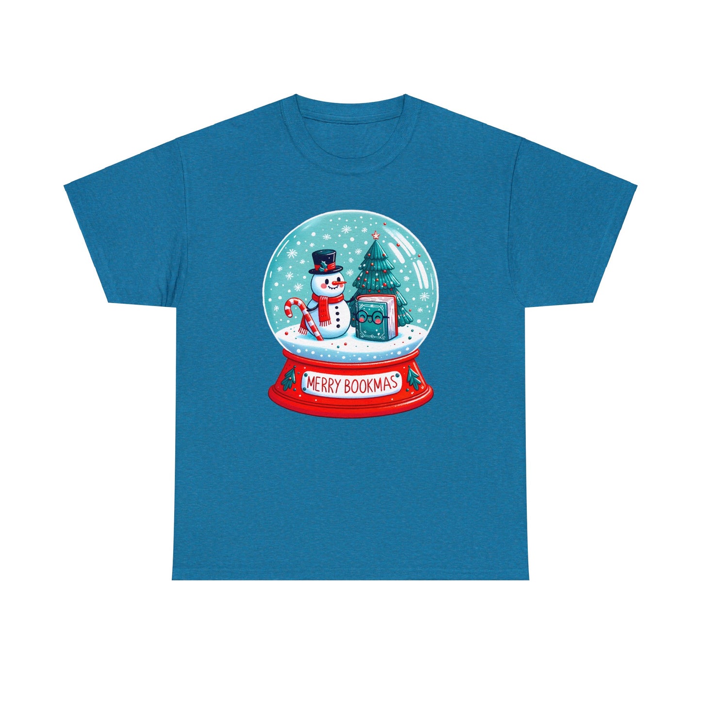 Snowman Globe - Unisex Heavy Cotton Tee