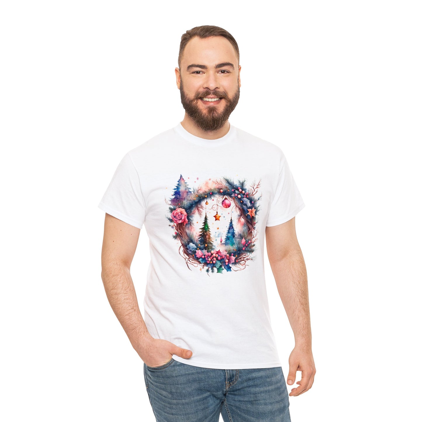Christmas Tree - Unisex Heavy Cotton Tee