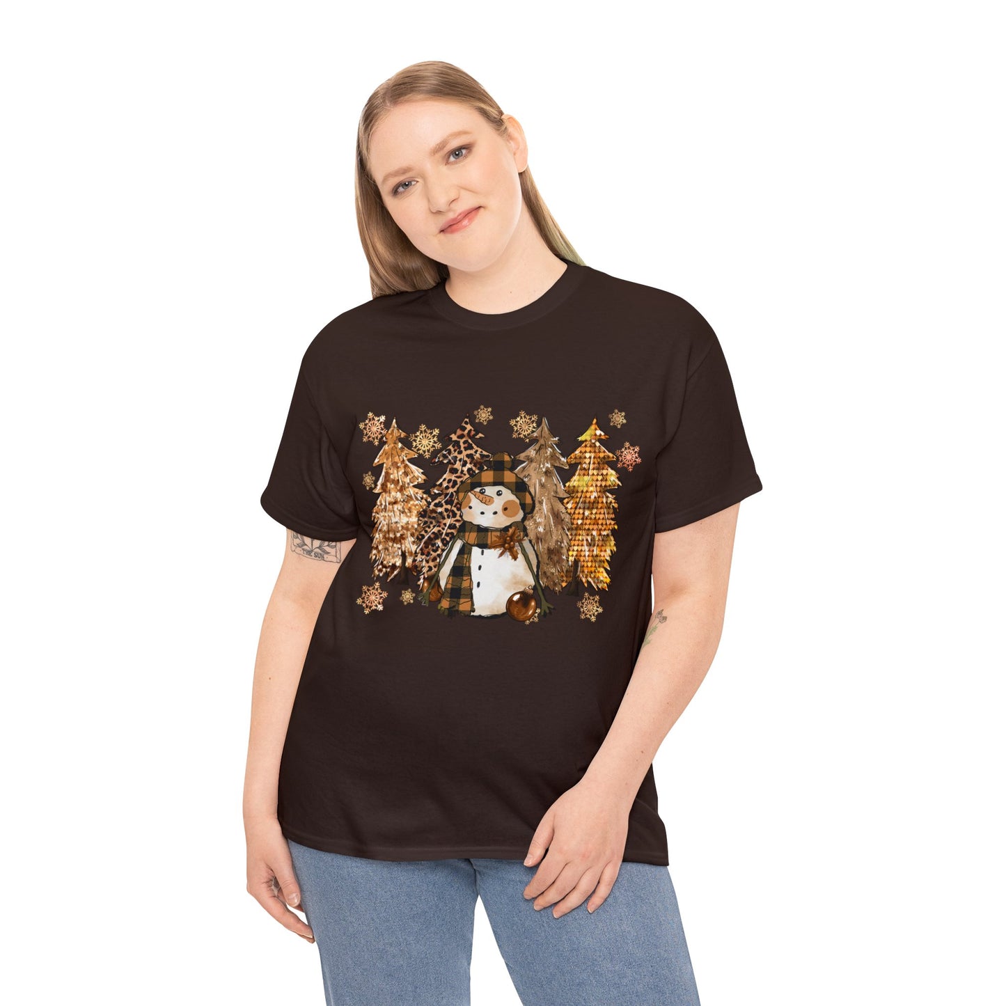 Snowman - Unisex Heavy Cotton Tee