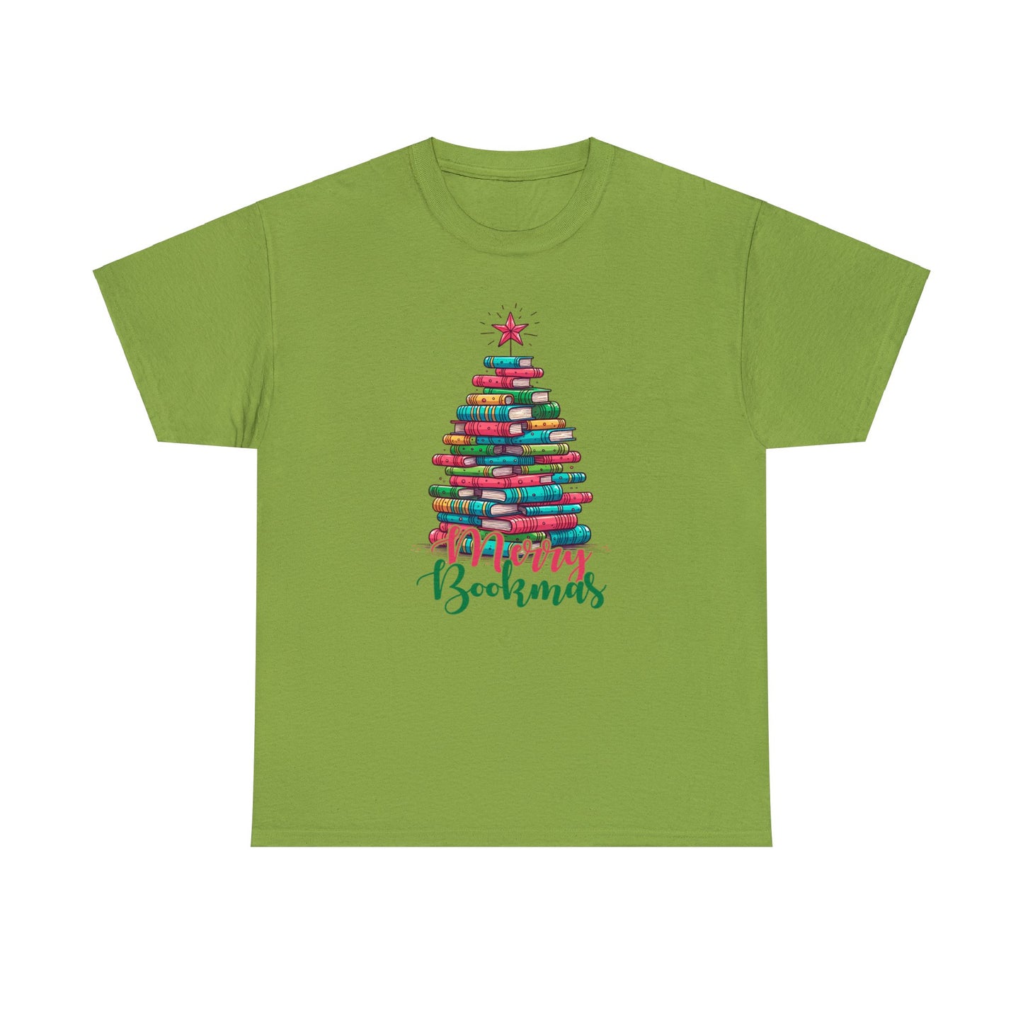 Merry Bookmas - Unisex Heavy Cotton Tee