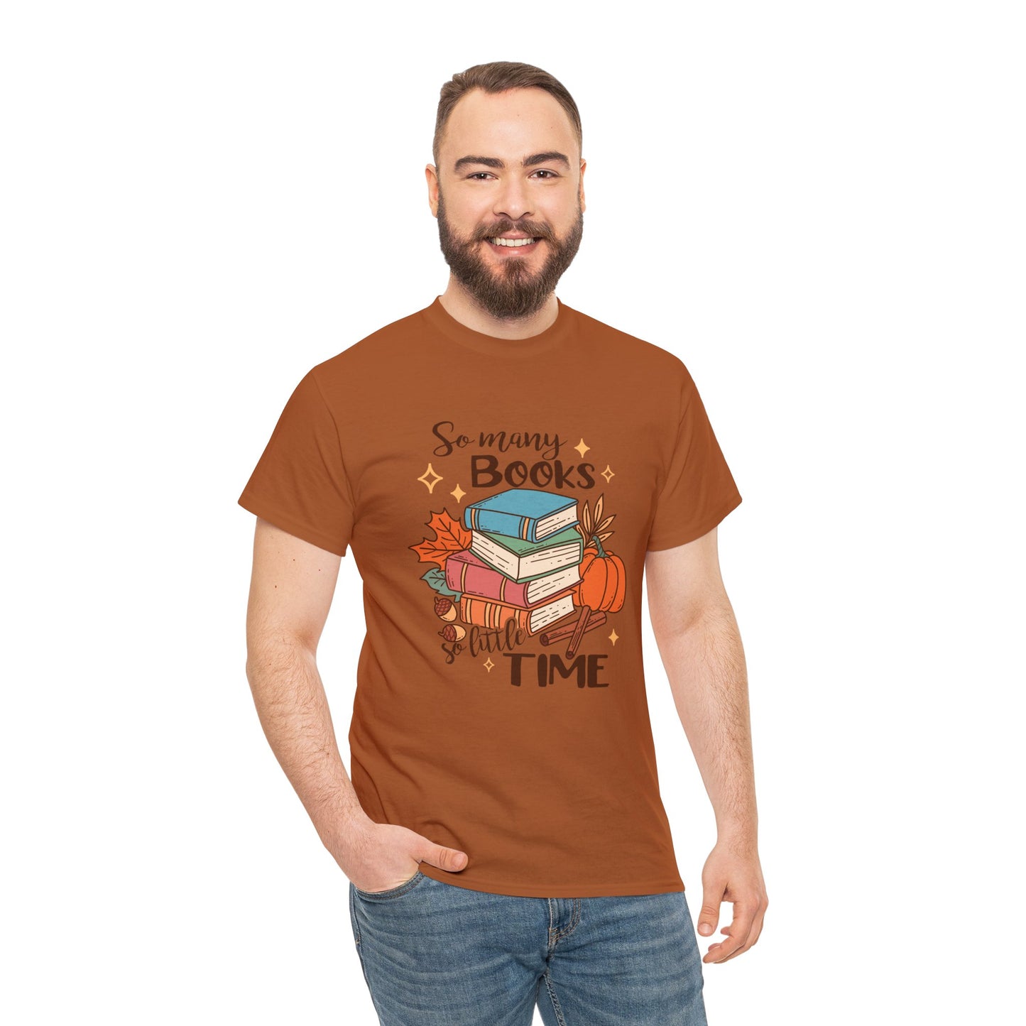 So Many Books - Unisex Heavy Cotton Tee