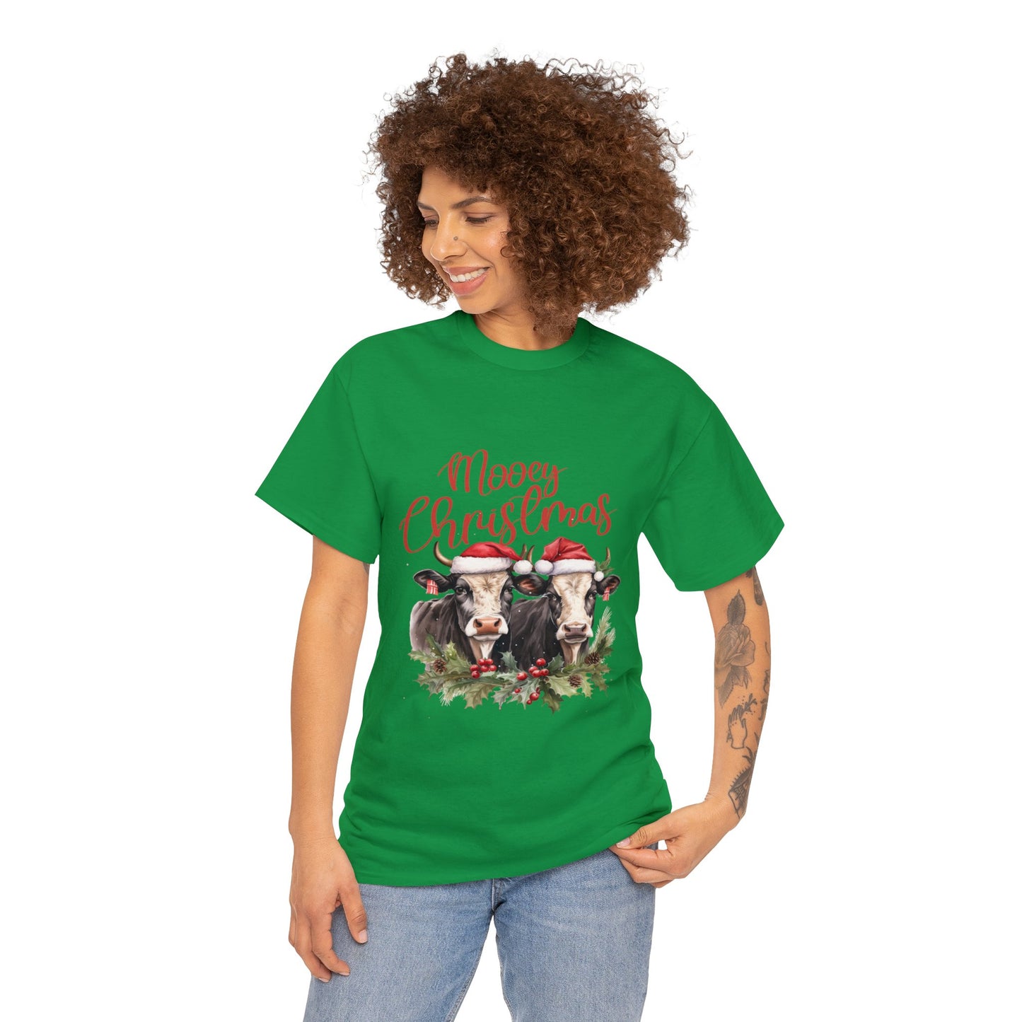 Mooey Christmas - Unisex Heavy Cotton Tee