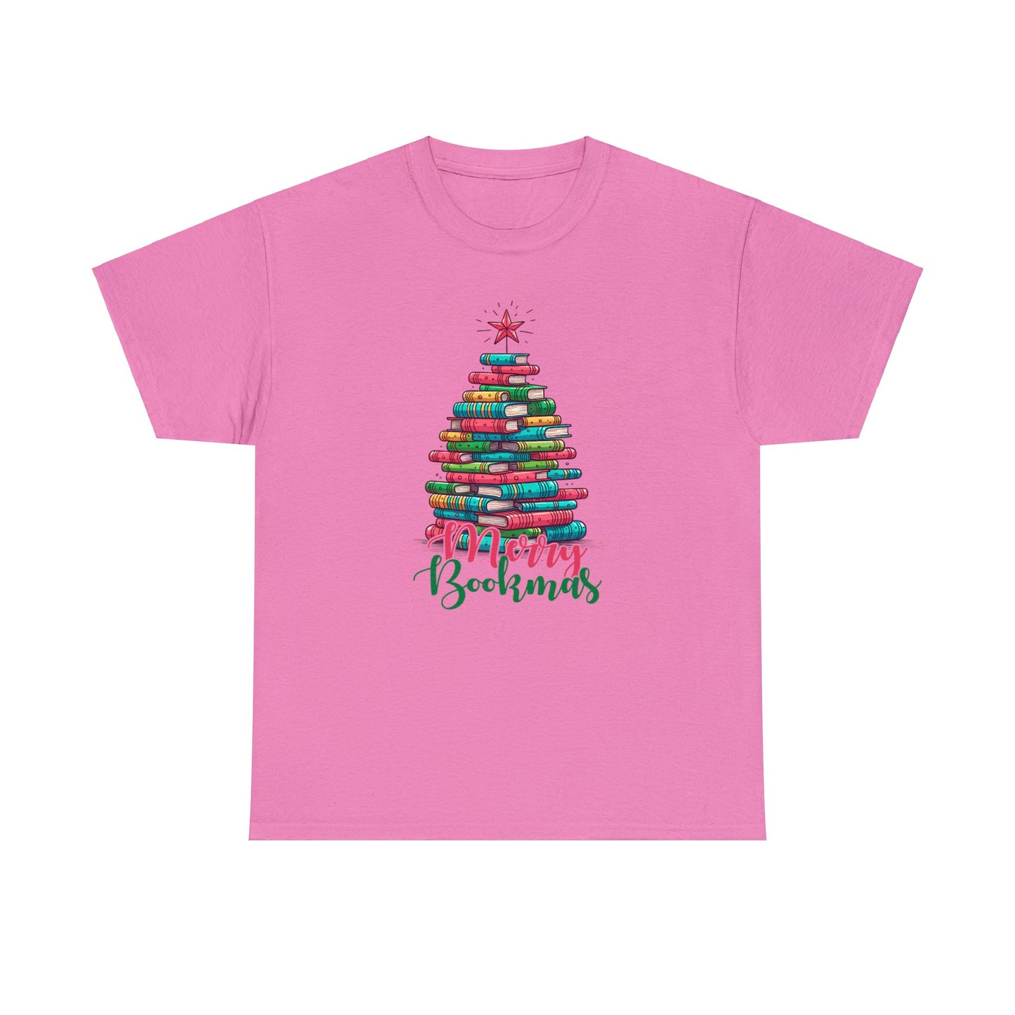 Merry Bookmas - Unisex Heavy Cotton Tee