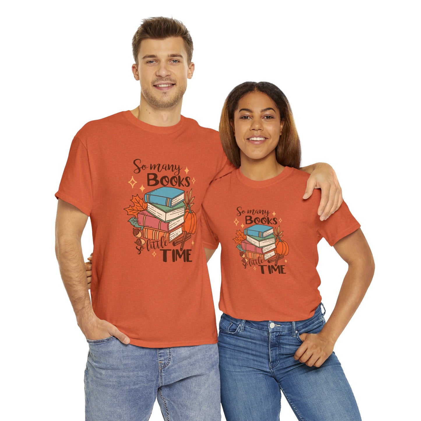 So Many Books - Unisex Heavy Cotton Tee