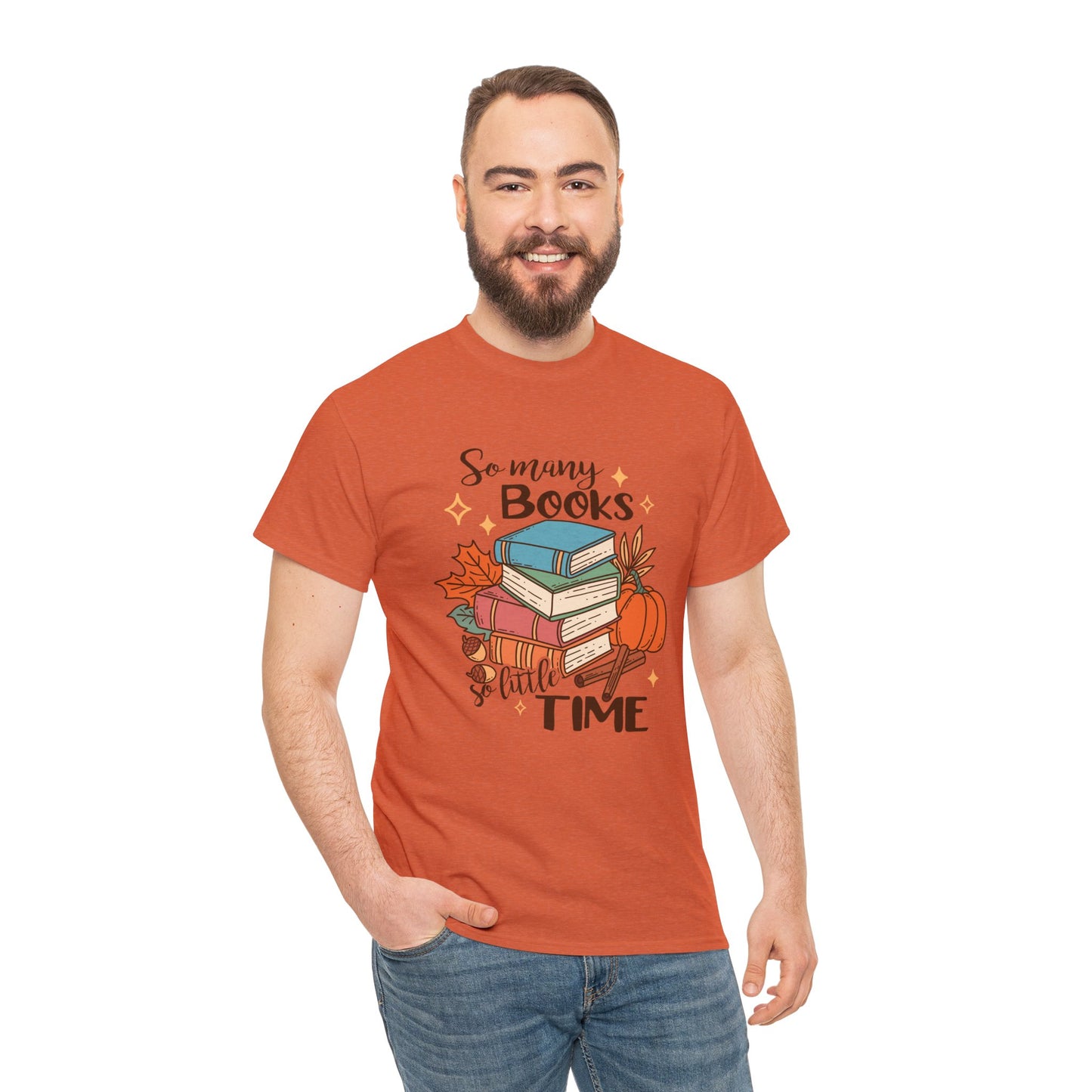 So Many Books - Unisex Heavy Cotton Tee