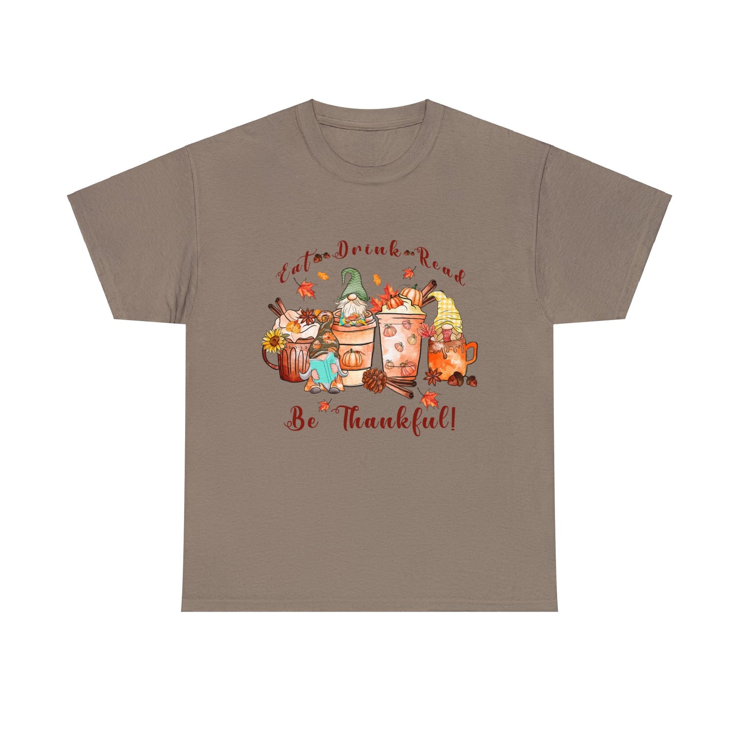 Eat Drink Read - Unisex Heavy Cotton Tee