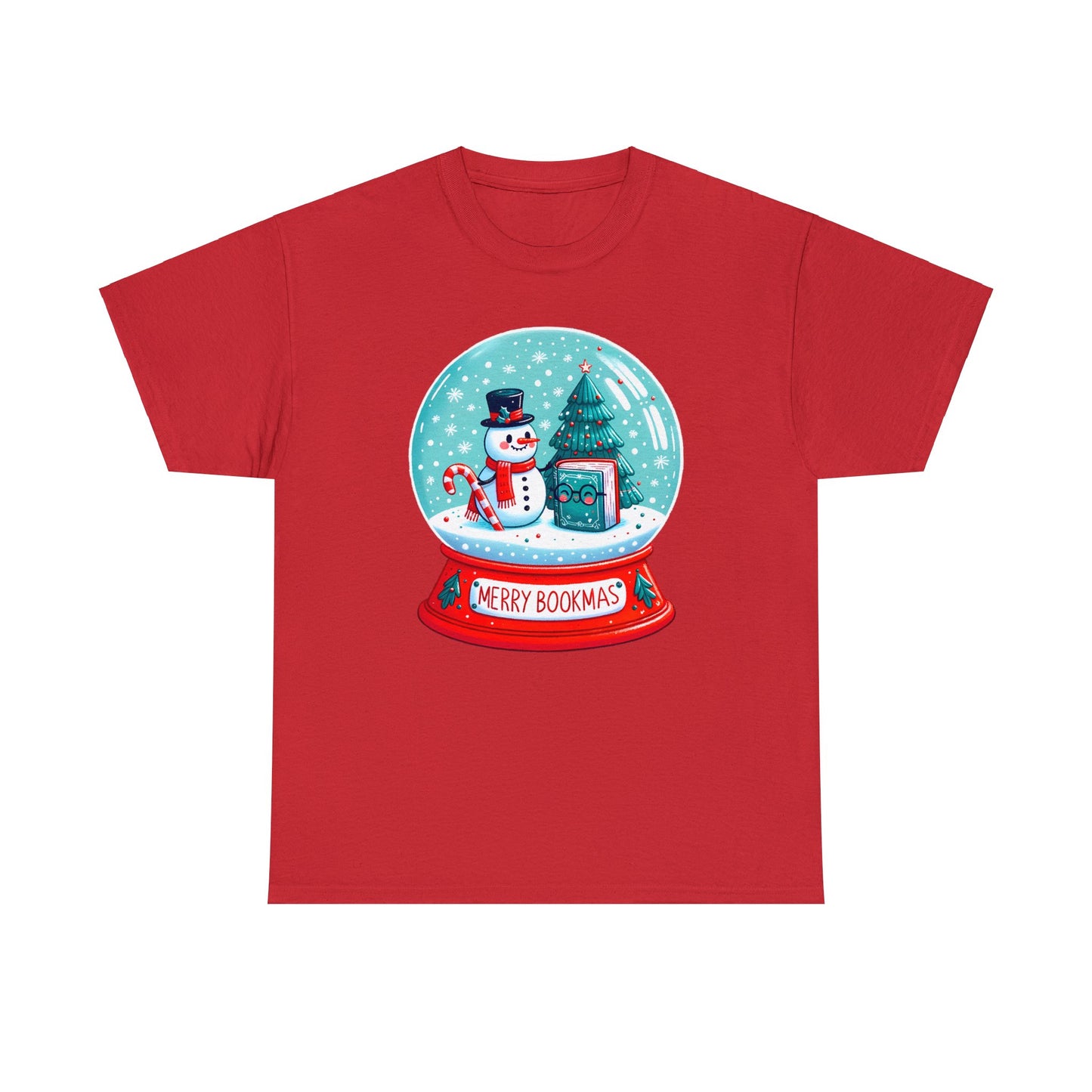 Snowman Globe - Unisex Heavy Cotton Tee
