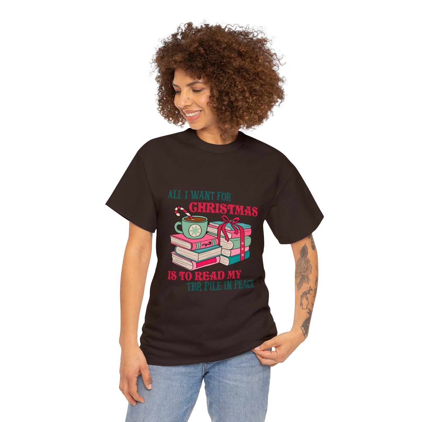 Bookish Christmas Themed T-Shirts