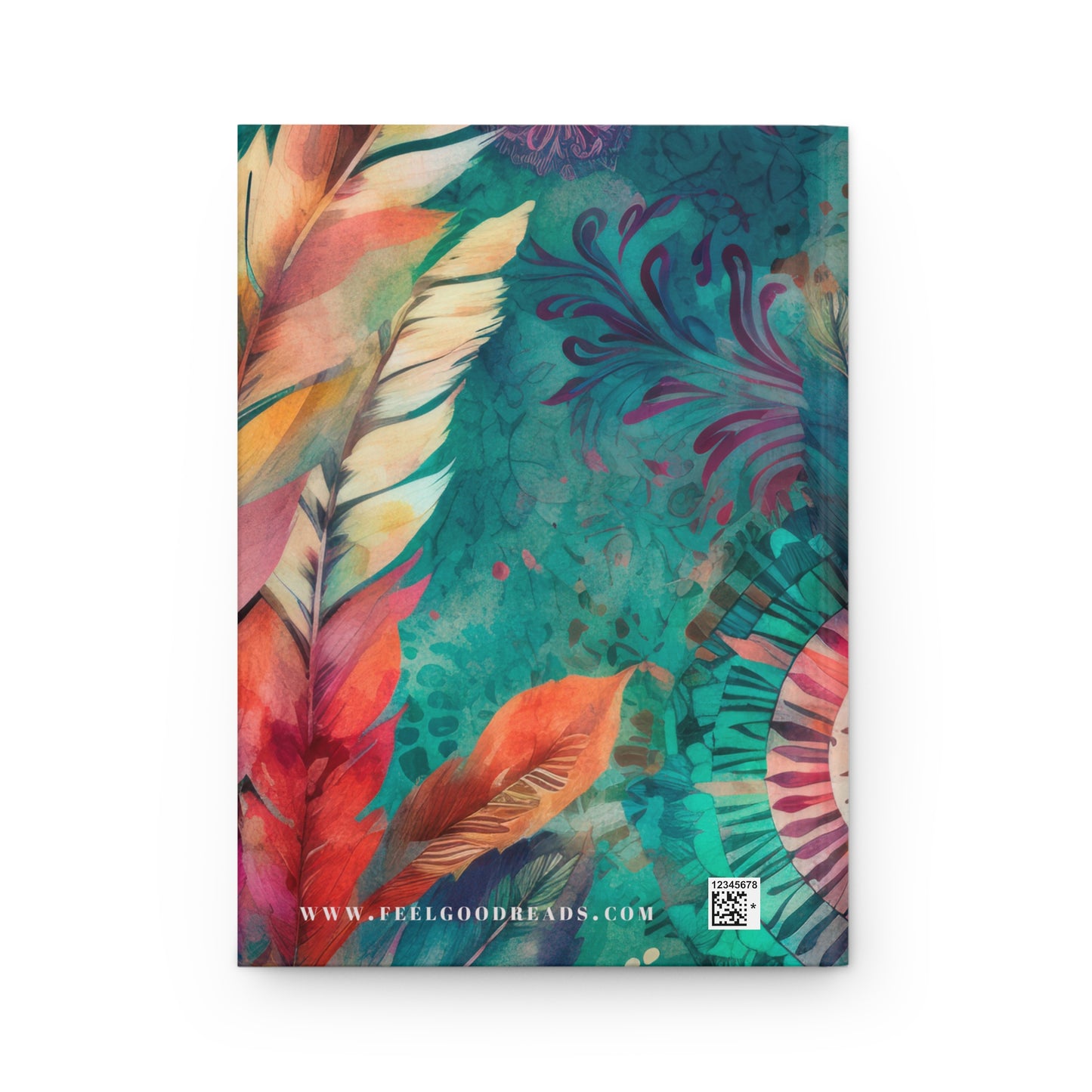 Bohemian Watercolor01- Hardcover Journal Matte