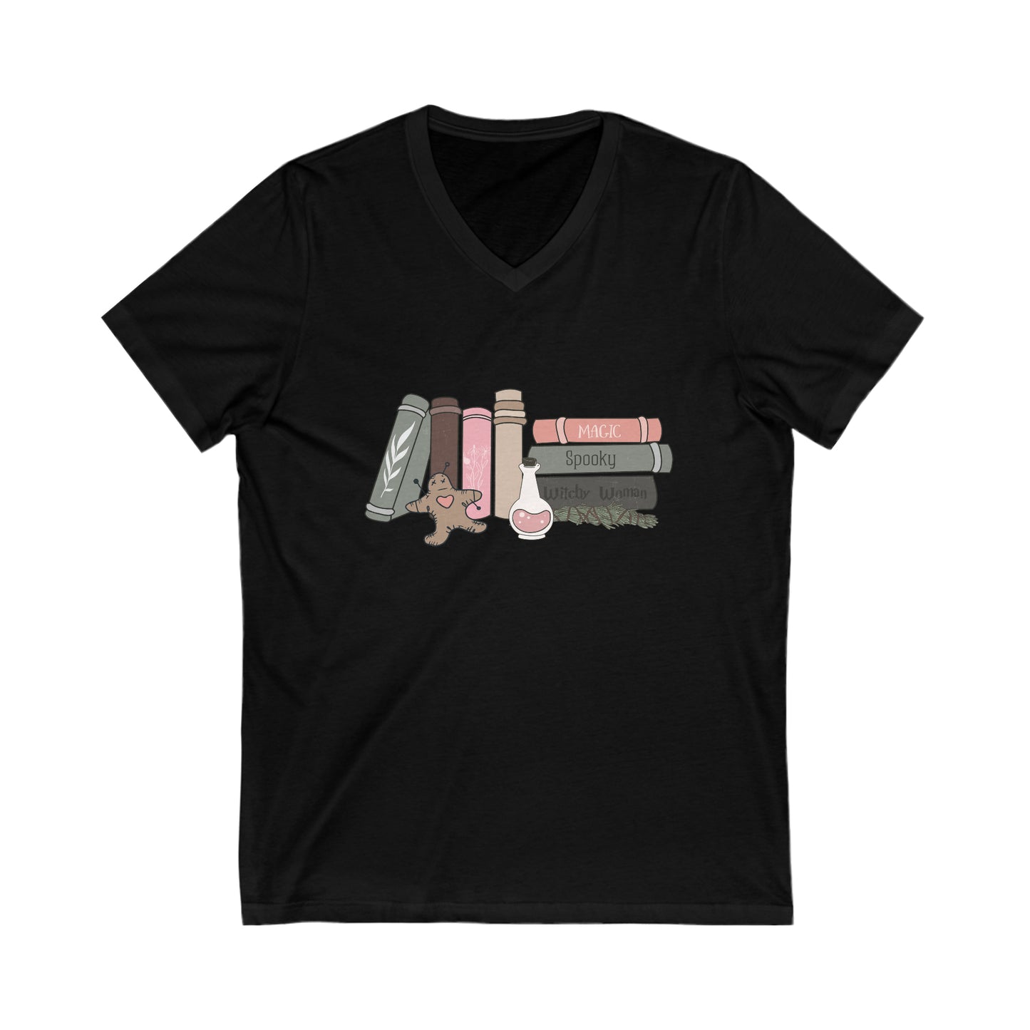 Books & Potion V-Neck Tee