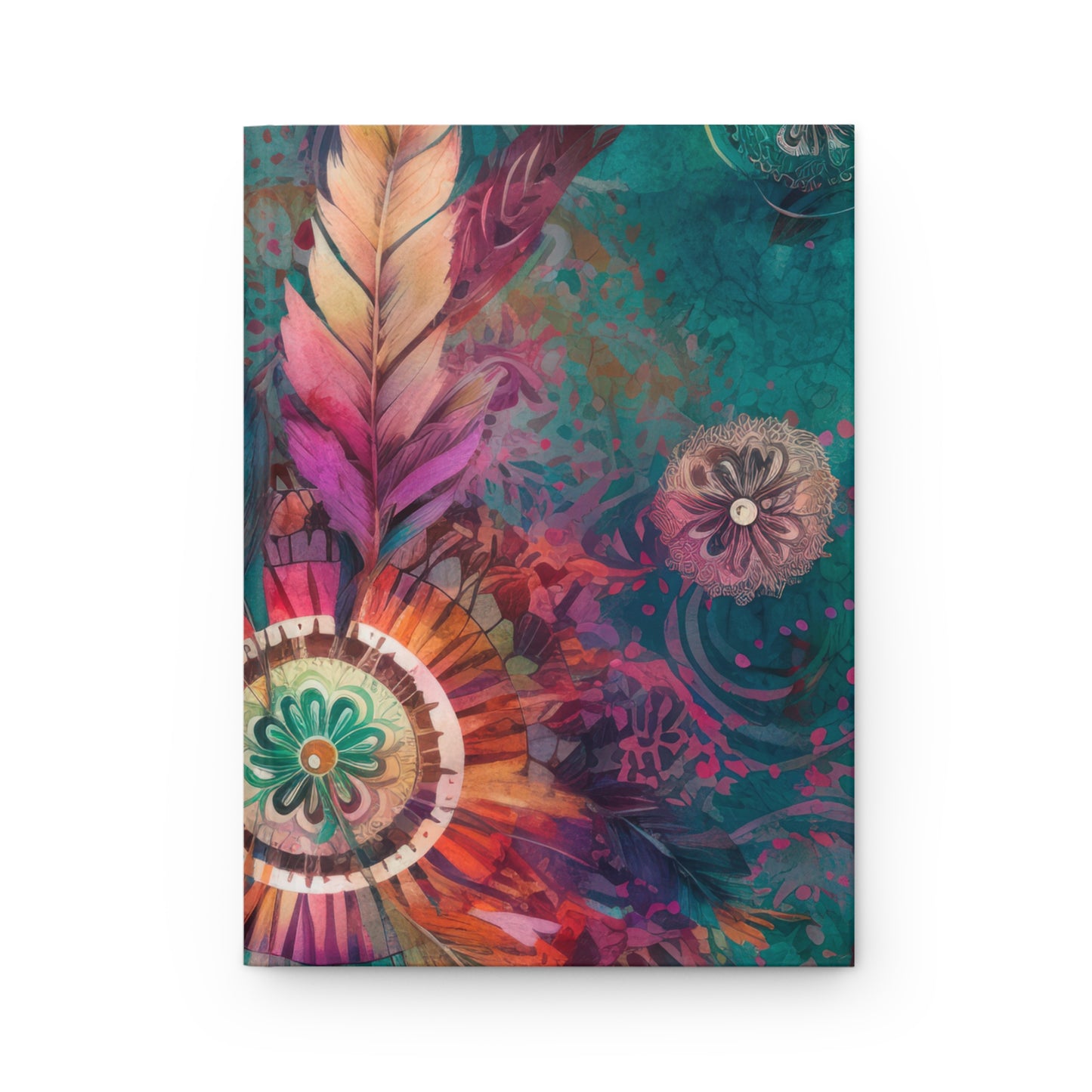Bohemian Watercolor01- Hardcover Journal Matte