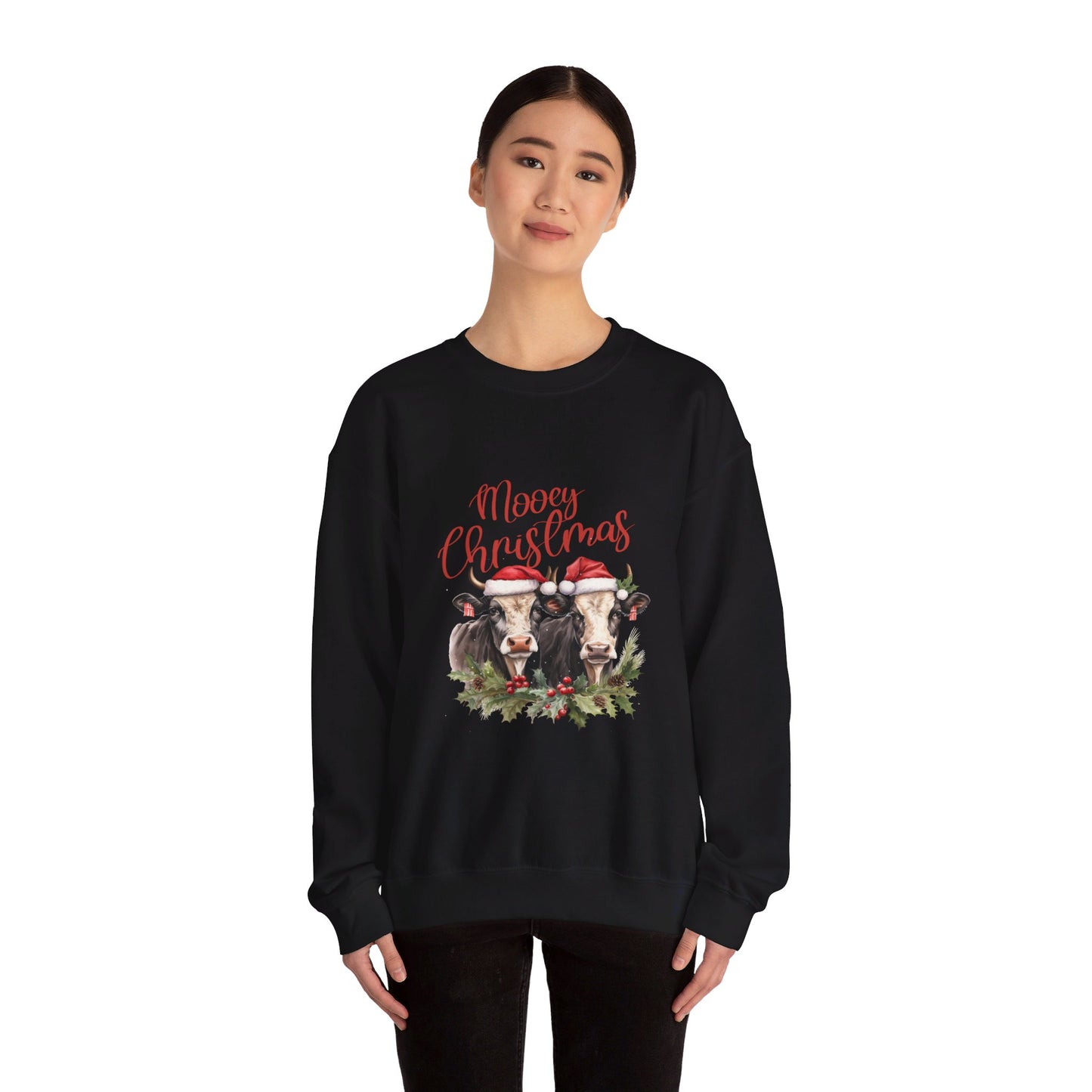Mooey Christmas - Unisex Heavy Blend™ Crewneck Sweatshirt