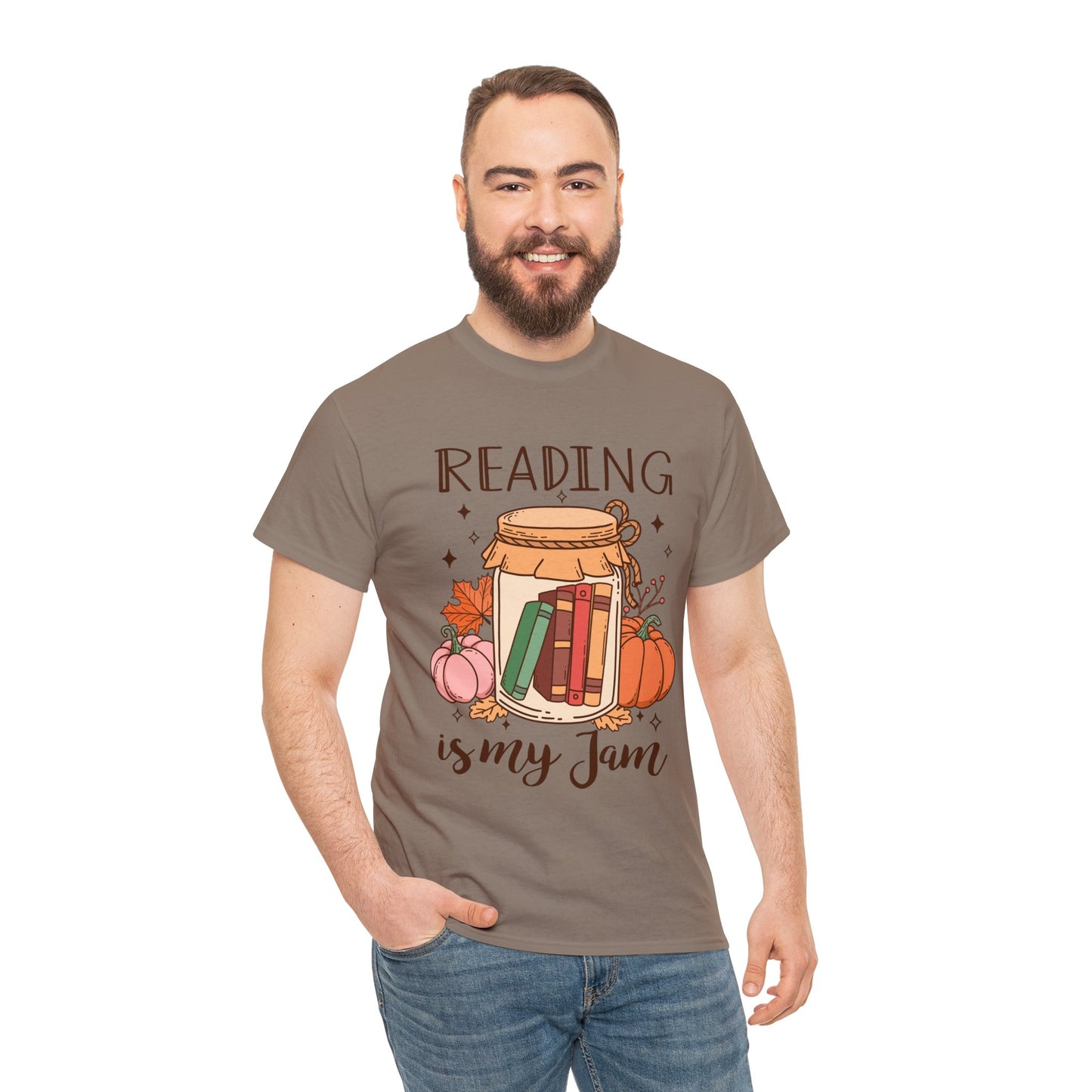 Reading is my Jam - Unisex Heavy Cotton Tee