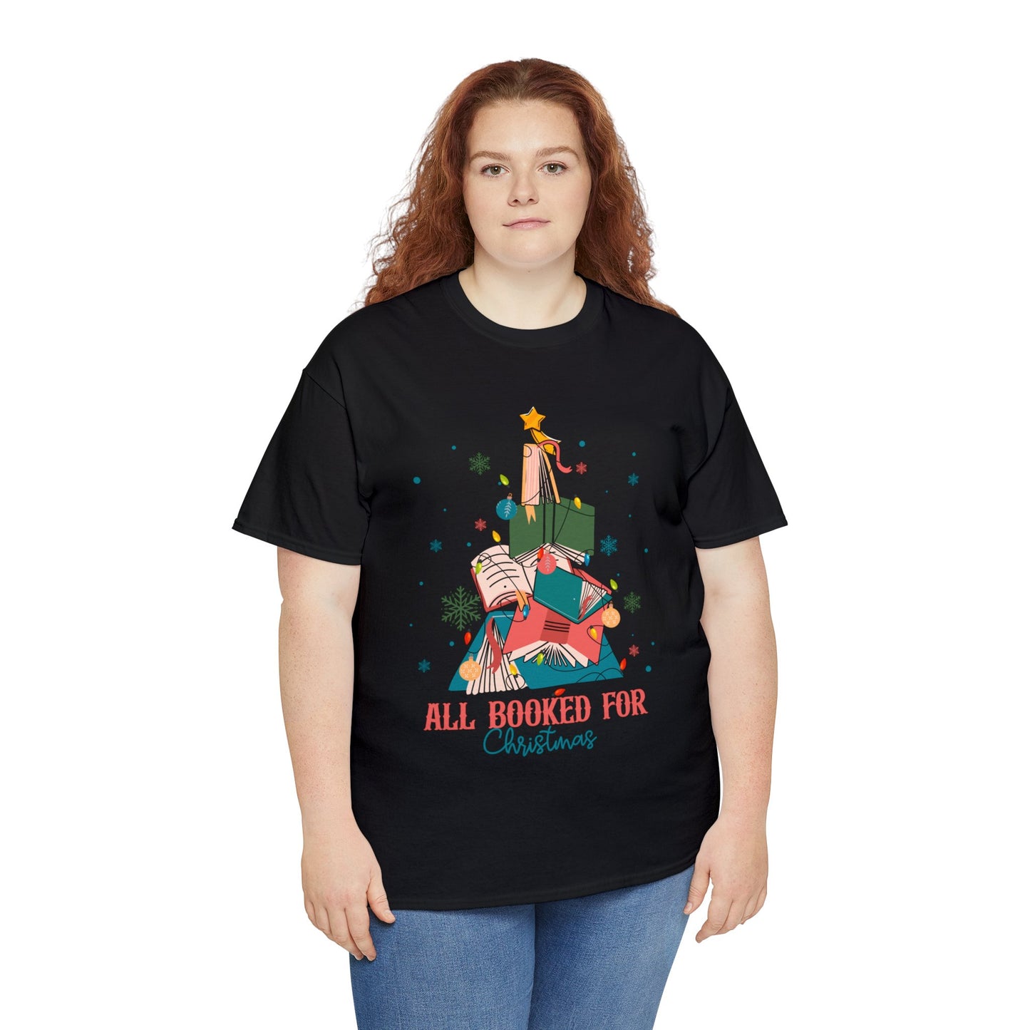 Booked for Christmas - Unisex Heavy Cotton Tee