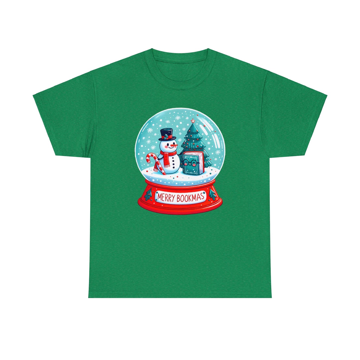 Snowman Globe - Unisex Heavy Cotton Tee