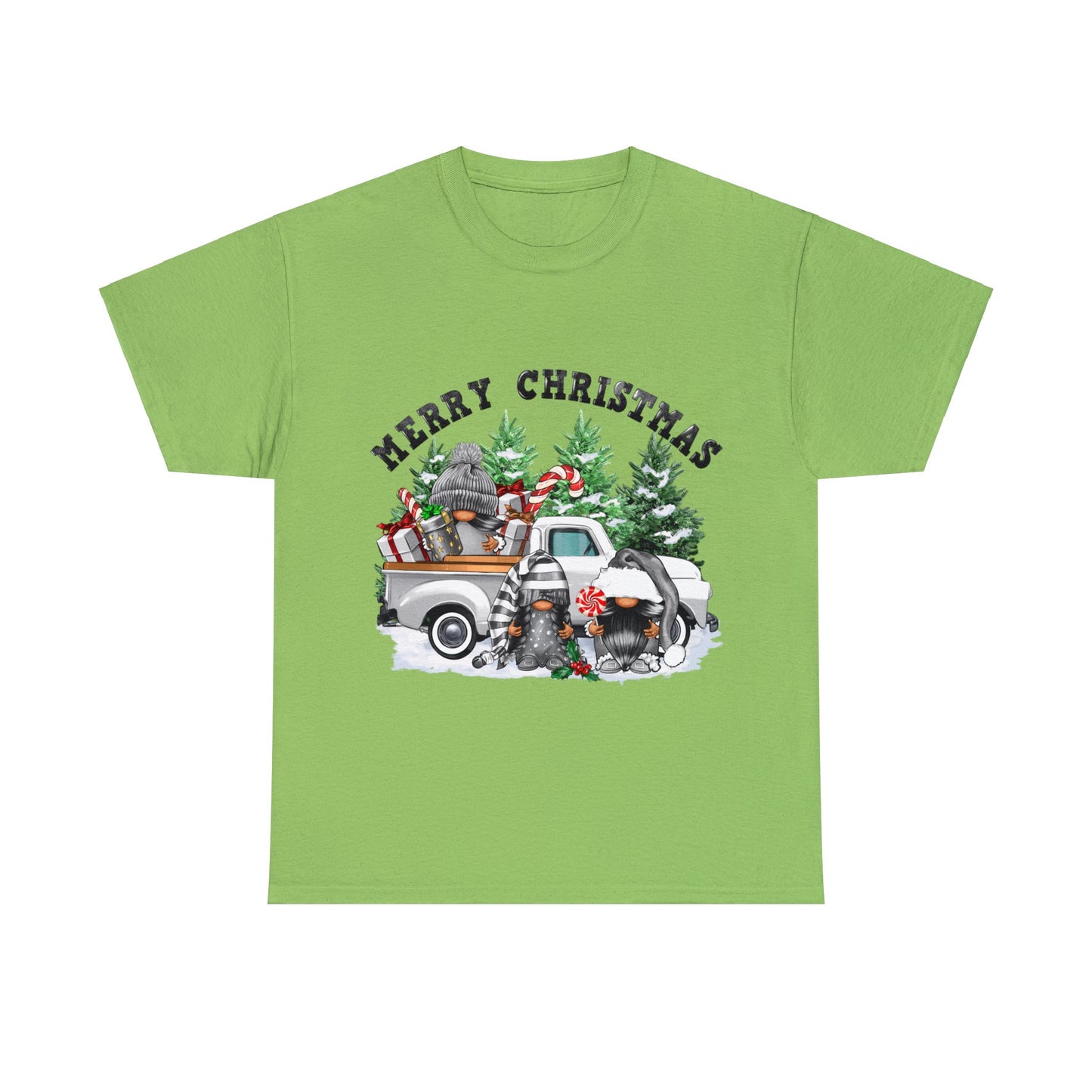 Gnome Christmas - Unisex Heavy Cotton Tee
