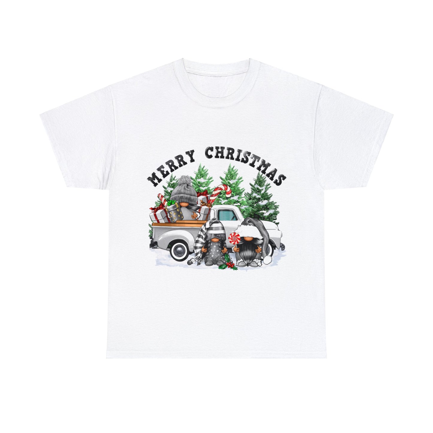 Gnome Christmas - Unisex Heavy Cotton Tee