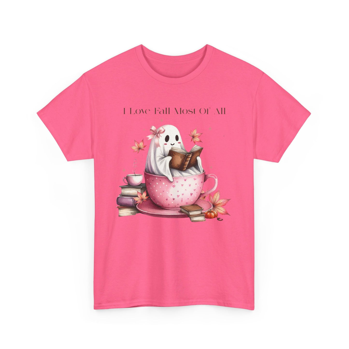 Tea Cup Boo - Unisex Heavy Cotton Tee