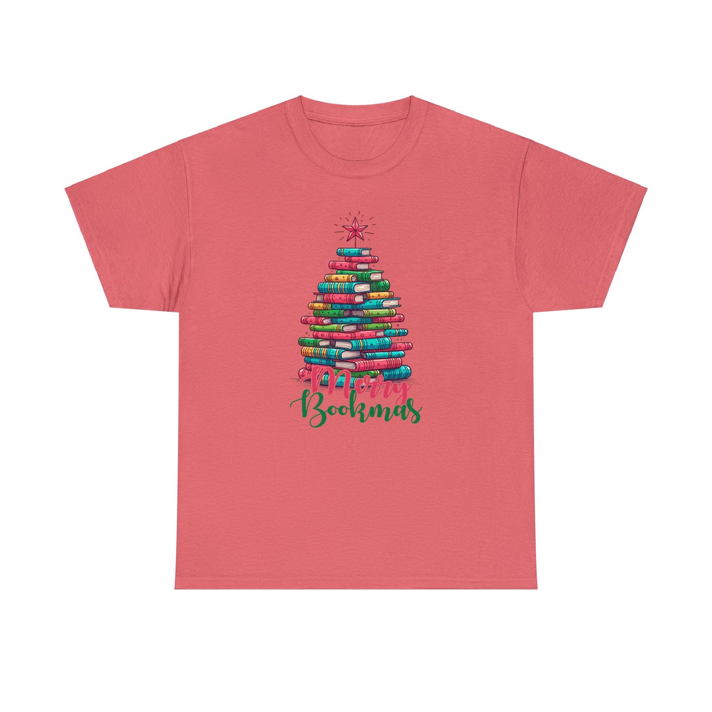 Merry Bookmas - Unisex Heavy Cotton Tee