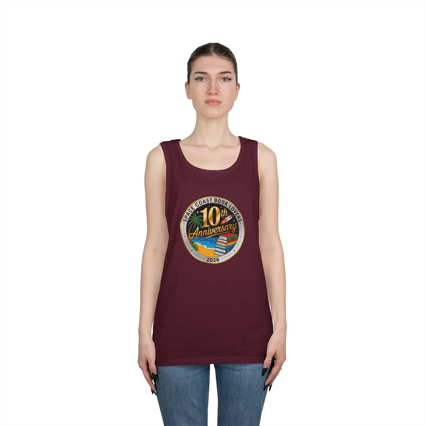 10th Anniversary SCBL 2026 Unisex Cotton Tank Top