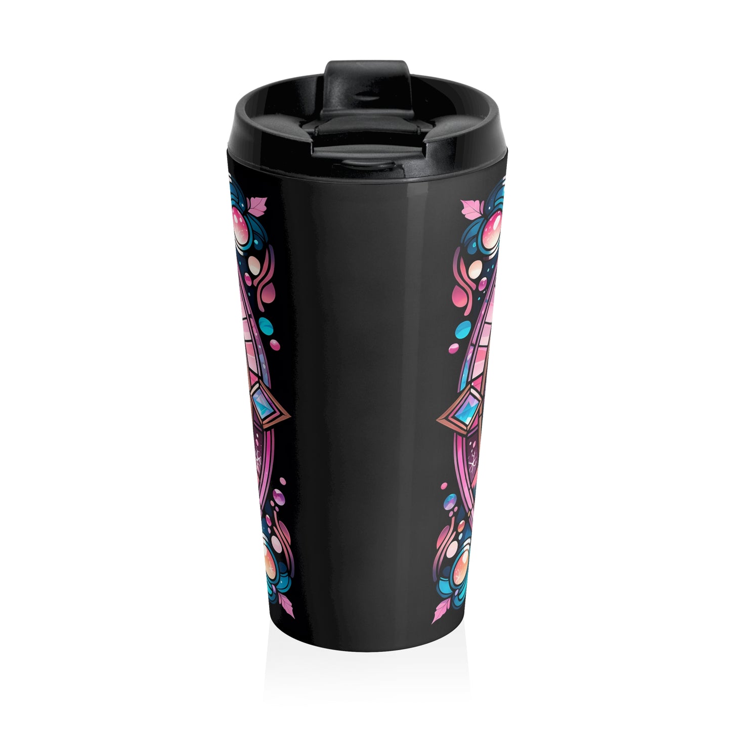 Pink Deer - Stainless Steel Travel Mug