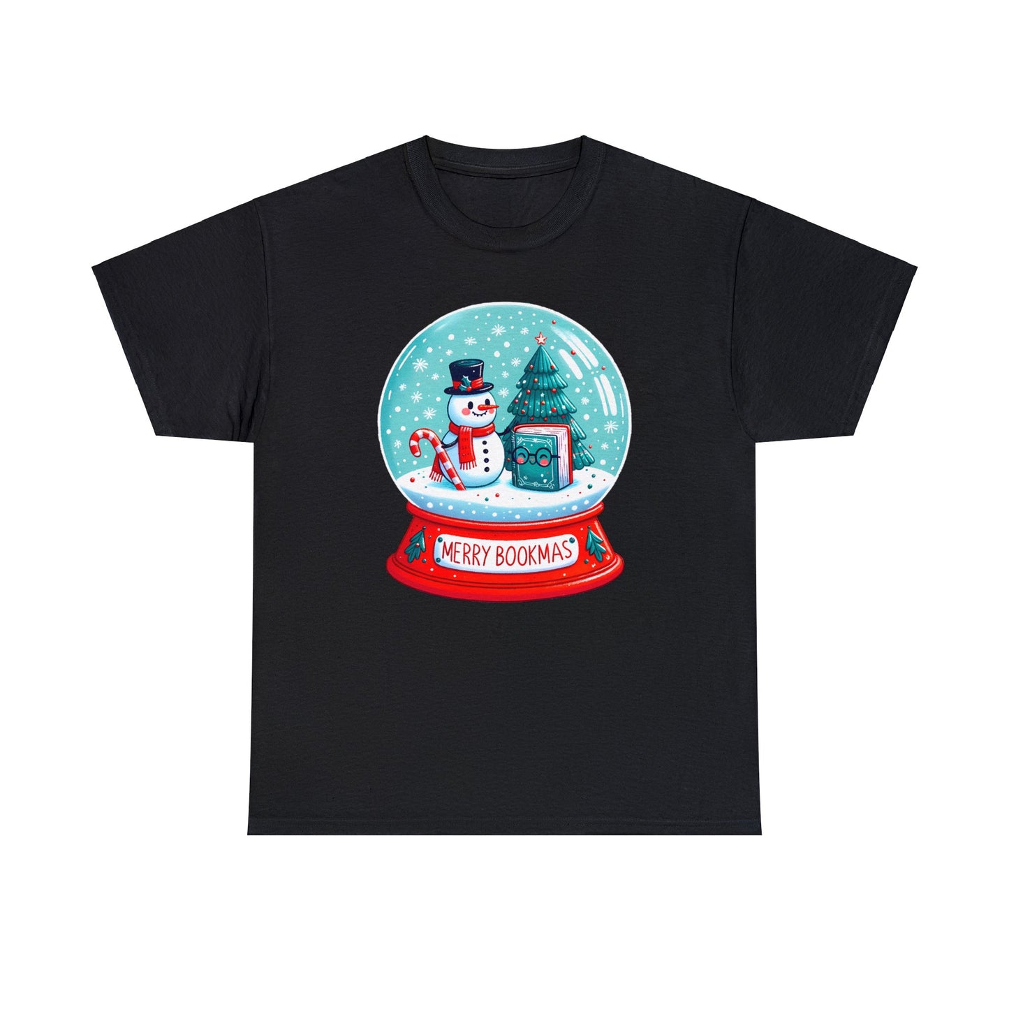 Snowman Globe - Unisex Heavy Cotton Tee