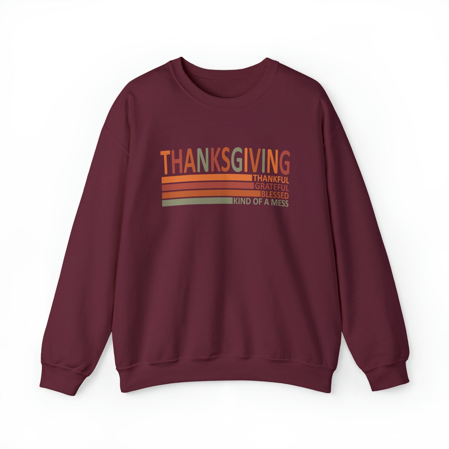 Thankful Grateful Blessed - Unisex Heavy Blend™ Crewneck Sweatshirt